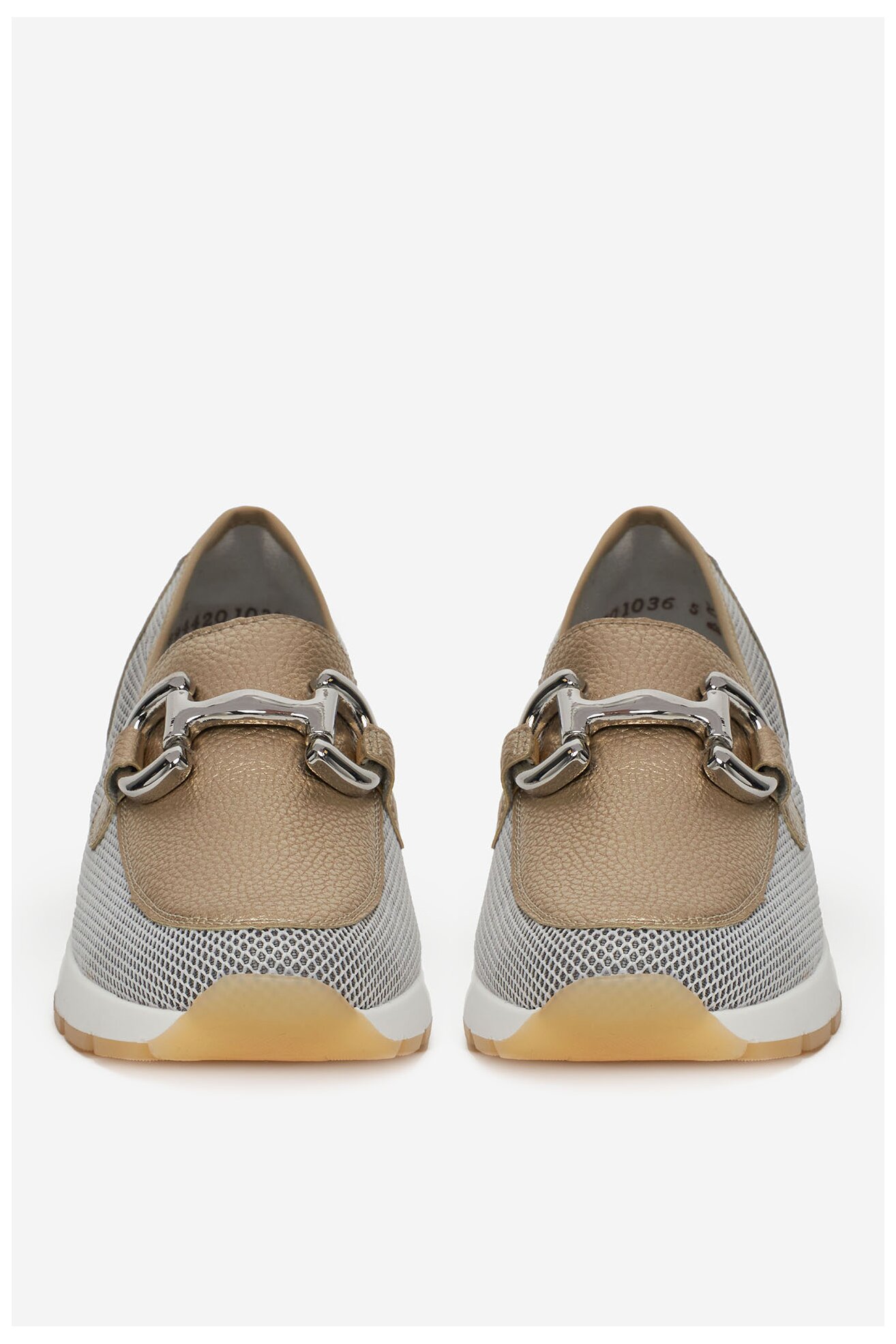 Półbuty Remonte D2G02-90 Złoty