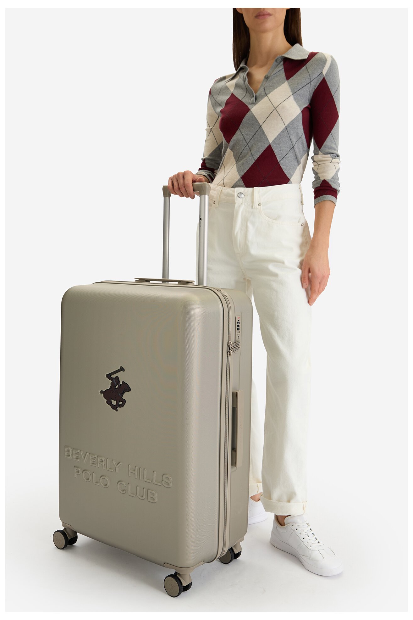 Kofer Beverly Hills Polo Club CEO-BHPC-L-003-08-BEIGE BEŽ