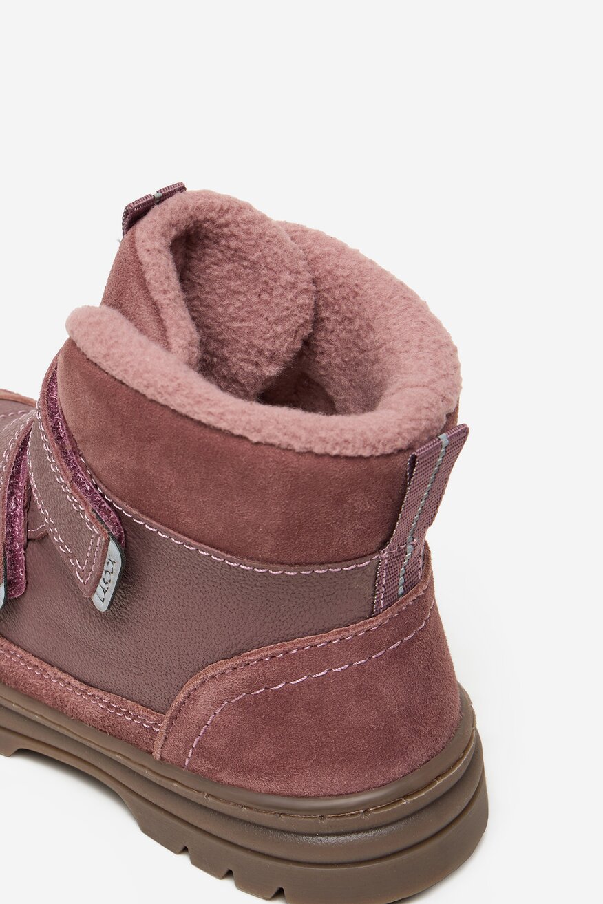 Lasocki Kids - Trzewiki zamszowe ocieplane - 5906751336984