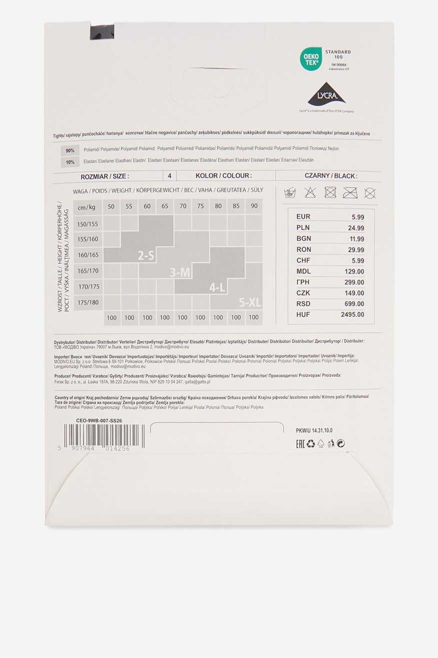 NINE WEST - Rajstopy - 5907964014263