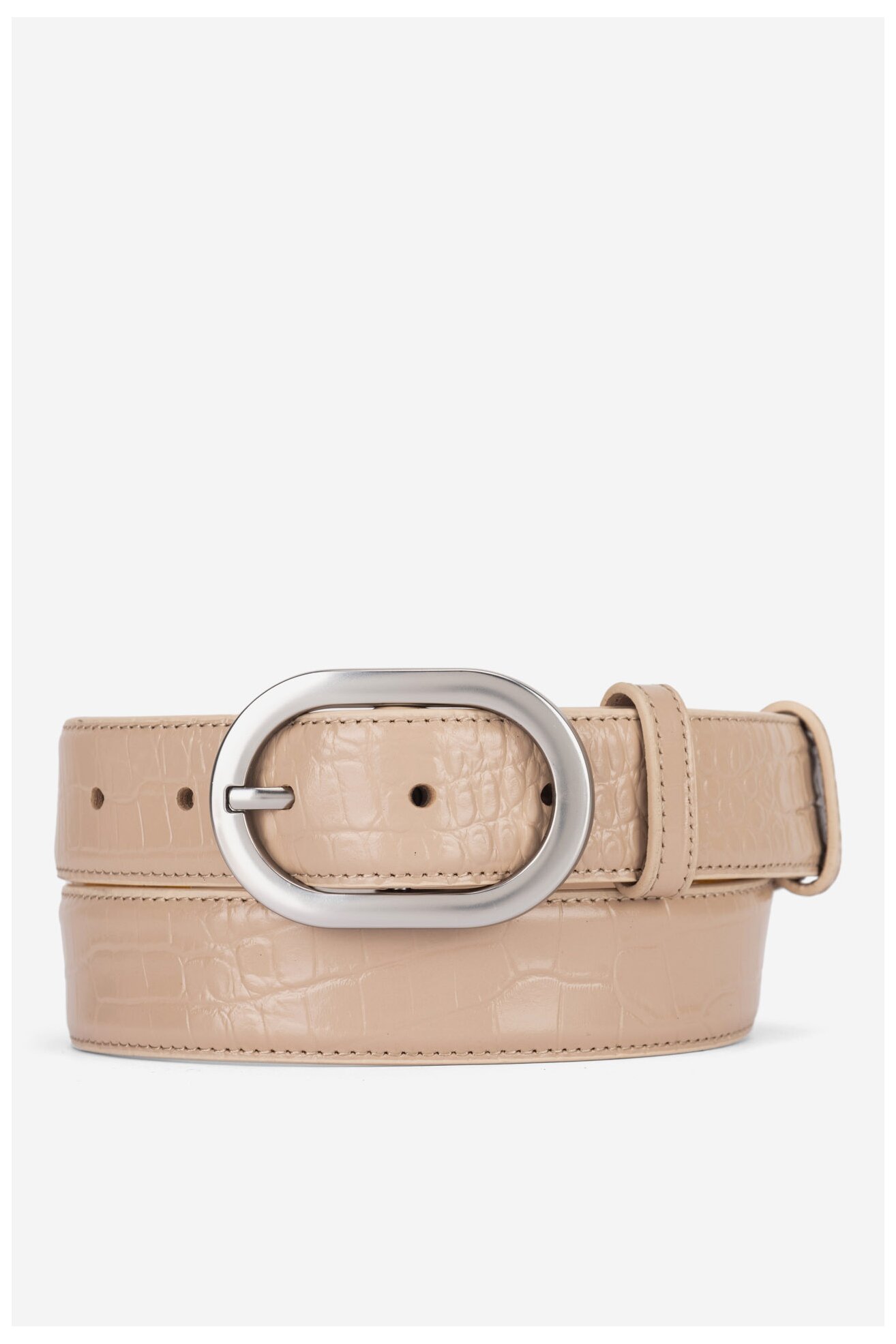 Pasek damski Gino Rossi BLYL23001 Beżowy