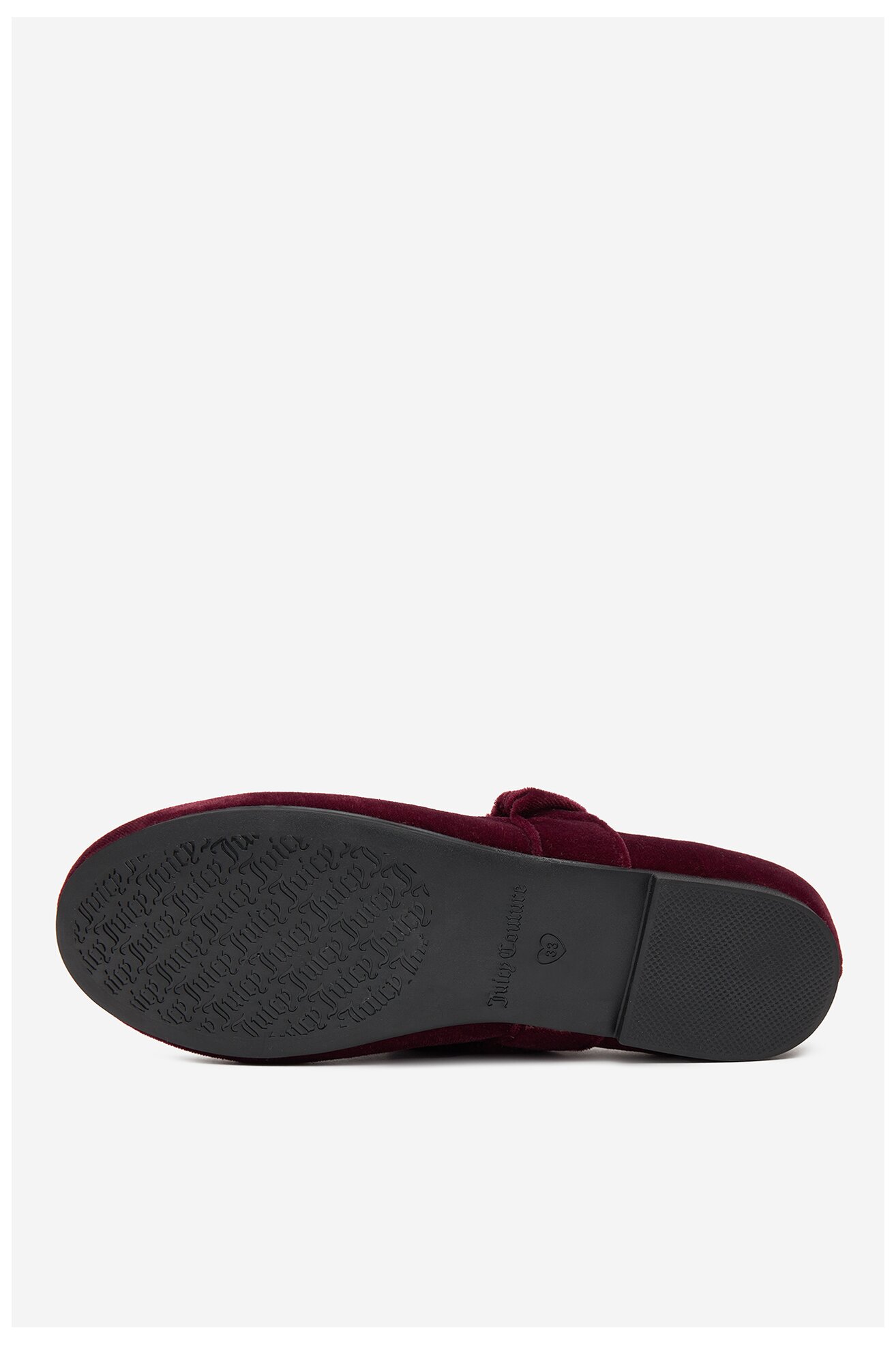 Baleriny Juicy Couture CEO-CS6515-01 Bordowy