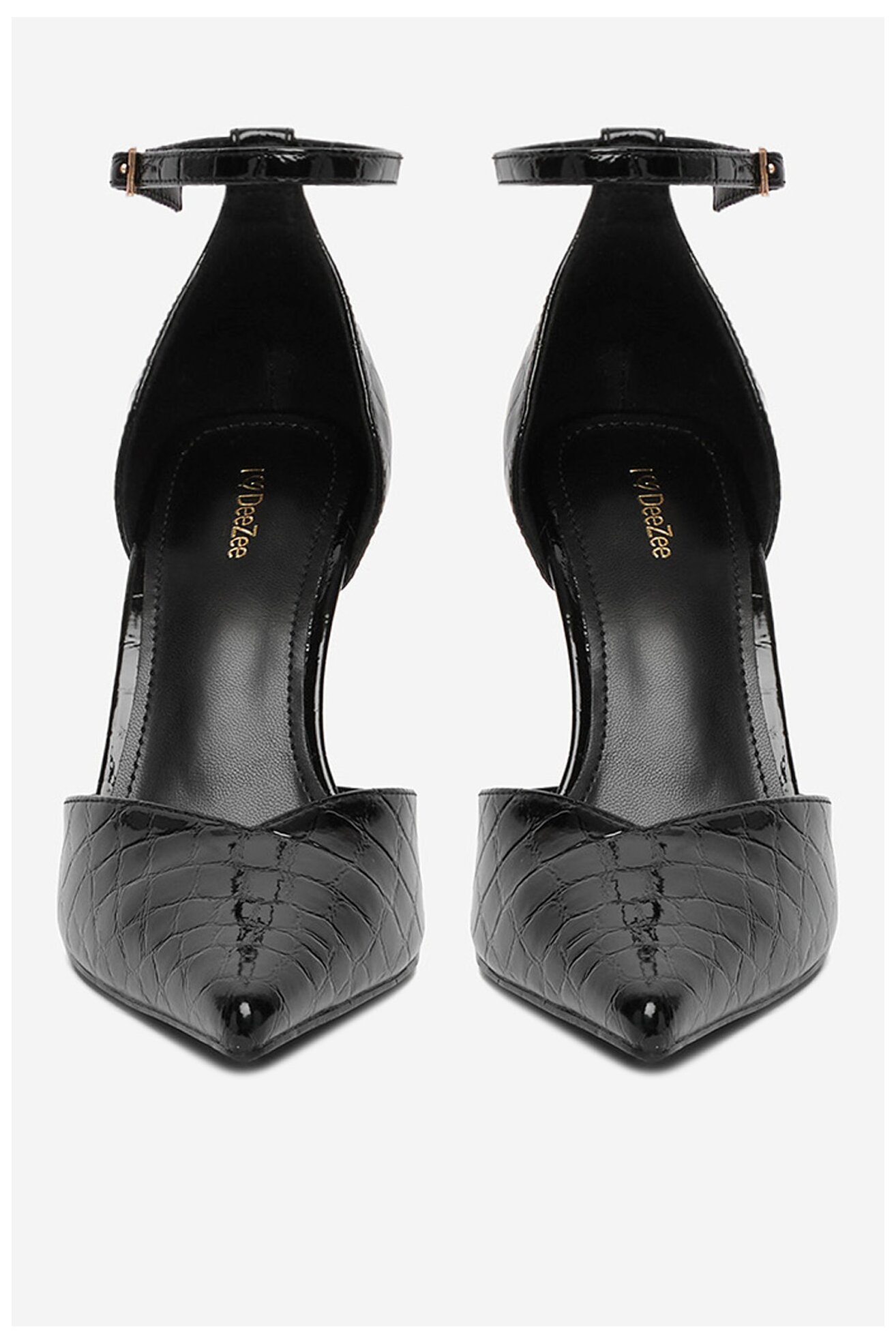 Елегантни обувки DeeZee CEO-LS6049-10 ЧЕРЕН