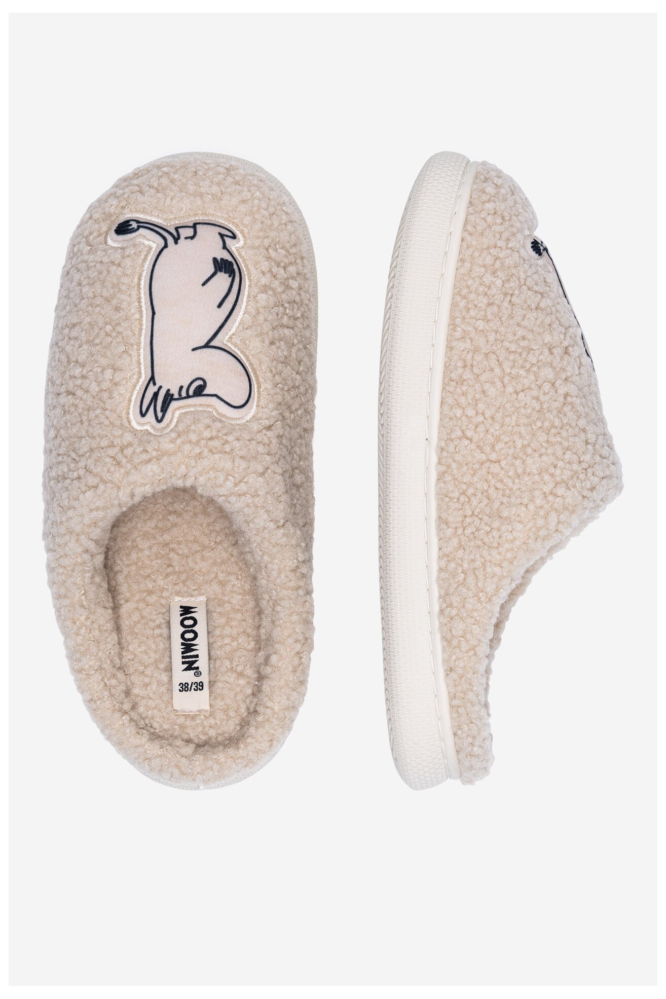 Kapcie MOOMIN AW24-234MMN Camel