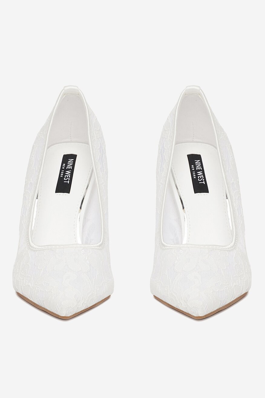 
                Pantofi cu toc NINE WEST ALB - 5906751044292