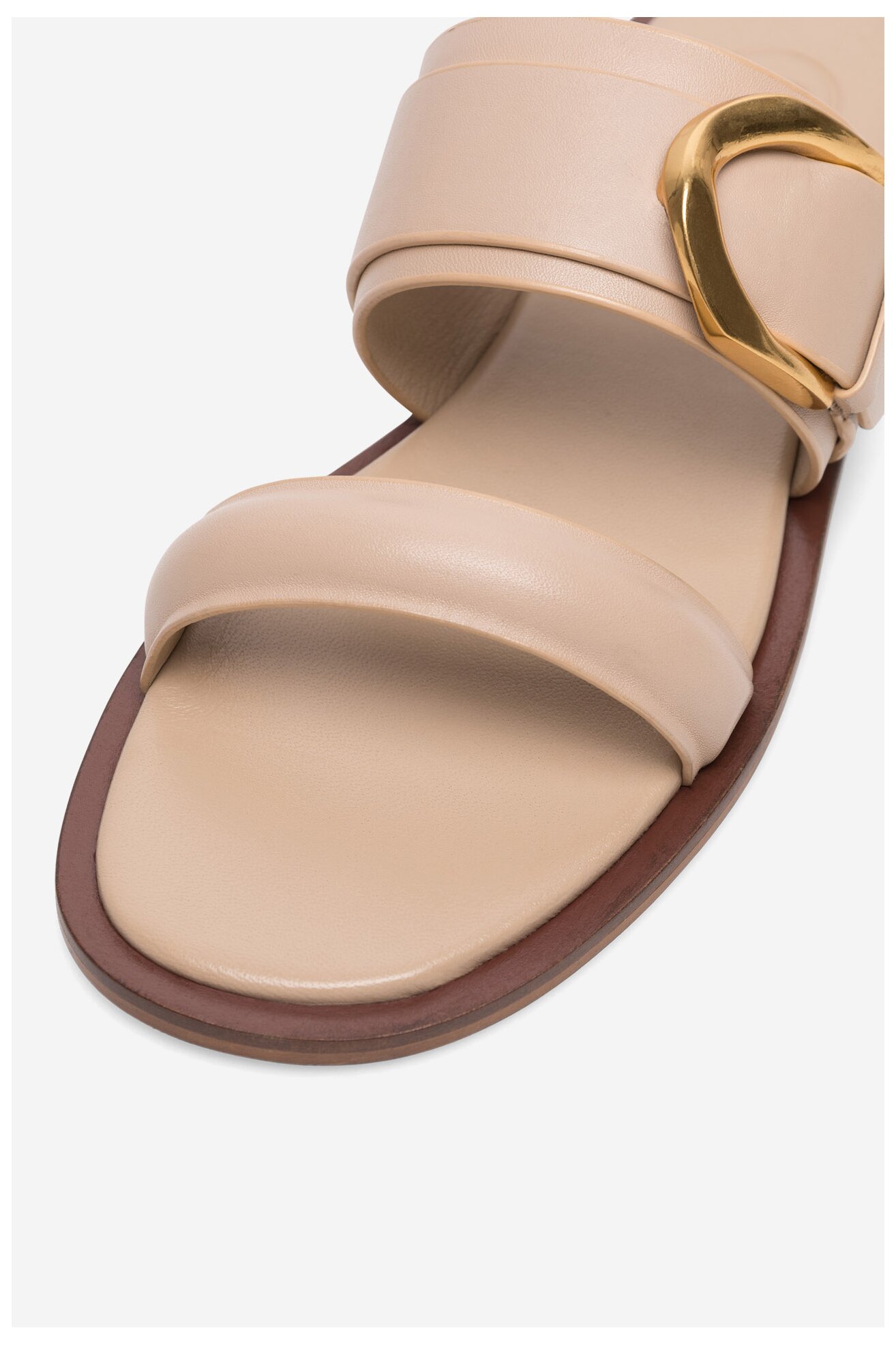 Klapki Gino Rossi ELZA-112686 Beżowy