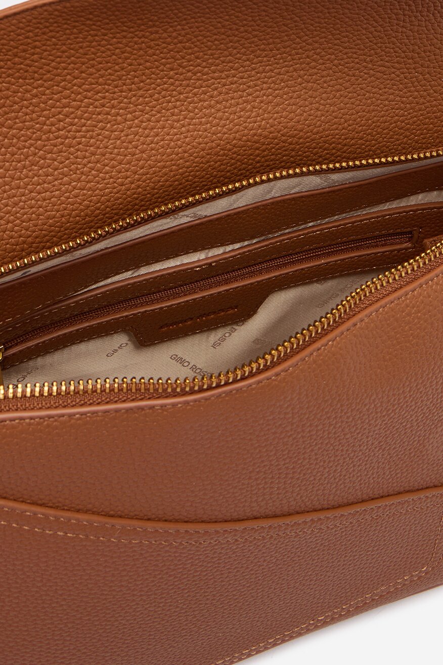 Дамска чанта Gino Rossi КАМЕЛ - 5906751623862