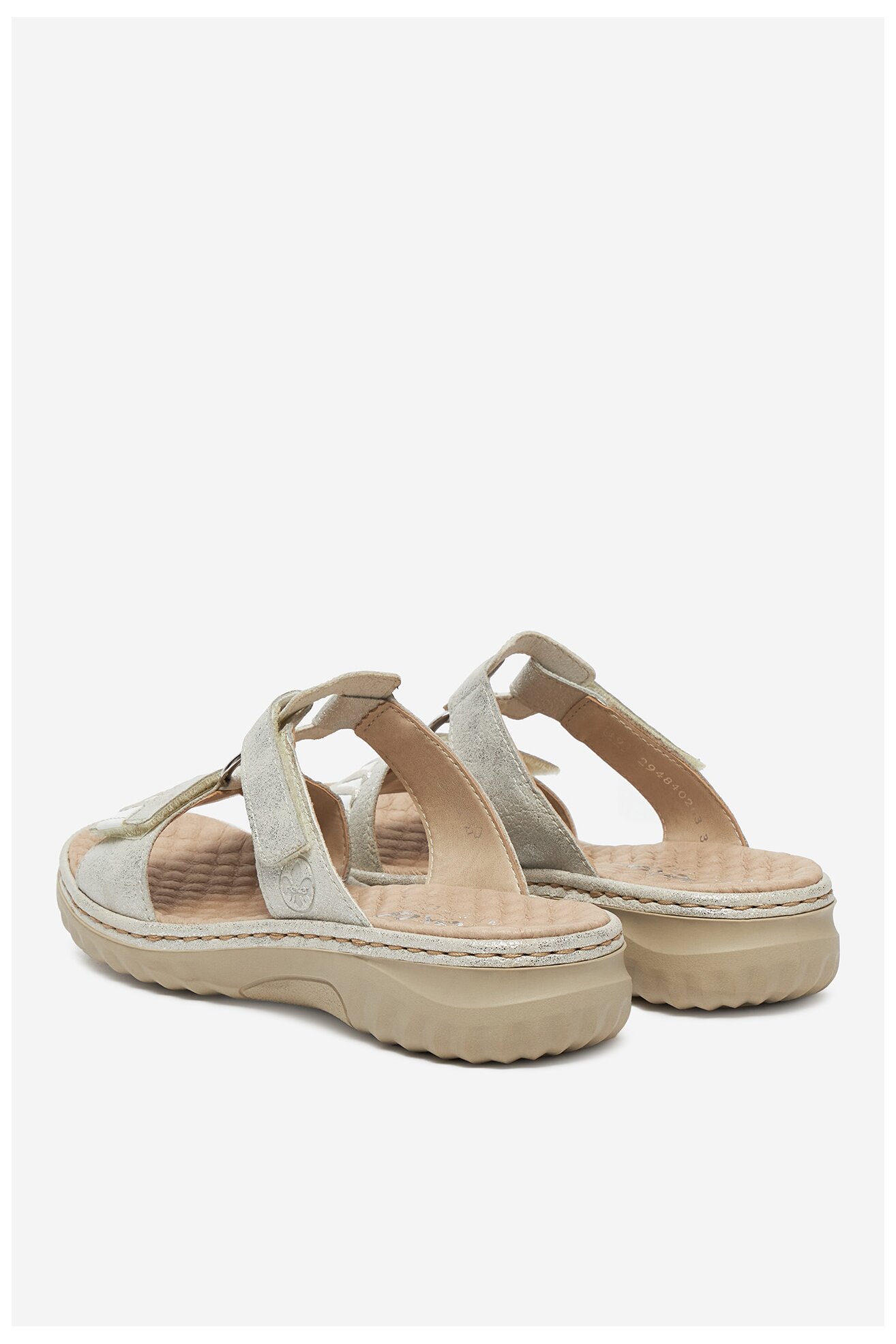 Șlapi Rieker 60481-40 ARGINTIU