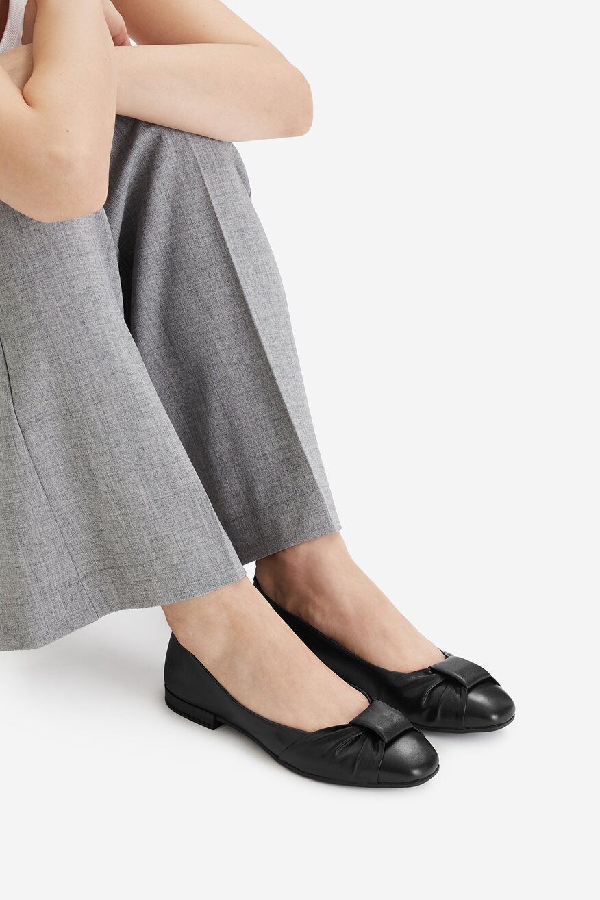 Lasocki - Baleriny skórzane - 5906751600047