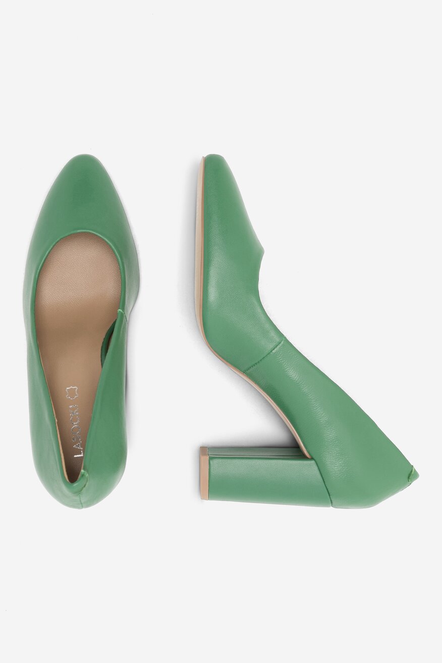 
                Lasocki - Skórzane czółenka - 5905588087335