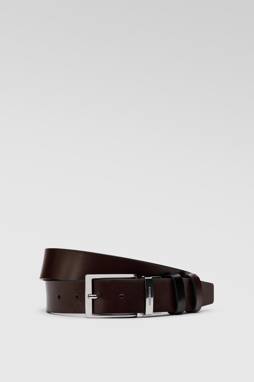 
                Gino Rossi - Pasek skórzany dwustronny - 5904248440091