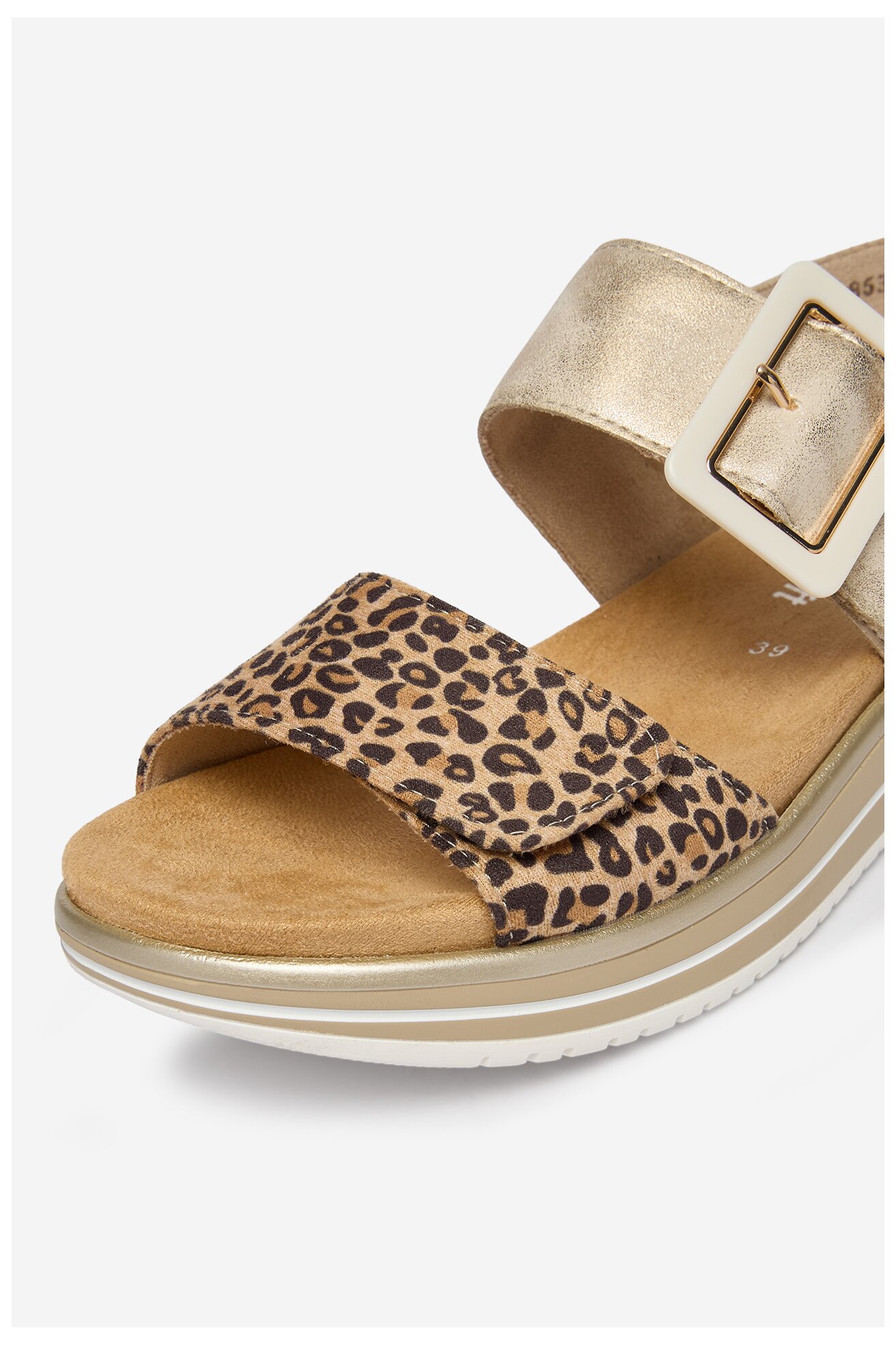 Sandały Remonte CEO-D1J53-91 Złoty