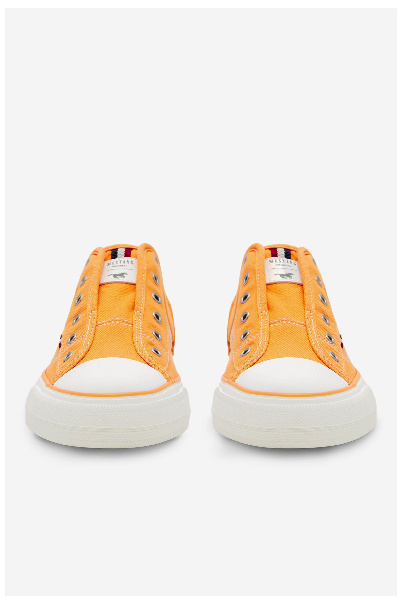 Plátěná obuv Mustang 1272-402-61 ORANŽOVÁ
