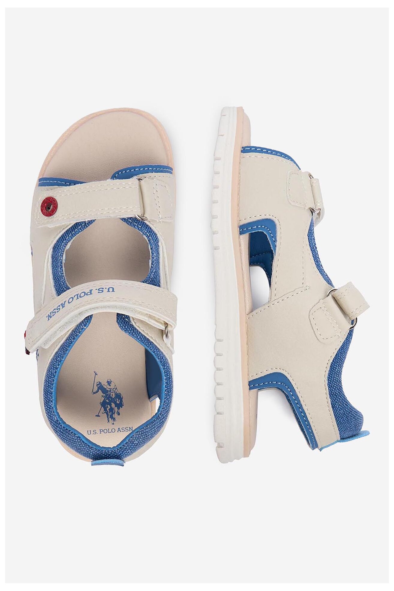 Sandały U.S. POLO ASSN. EO-GARDA003K/6Y1 Szary jasny