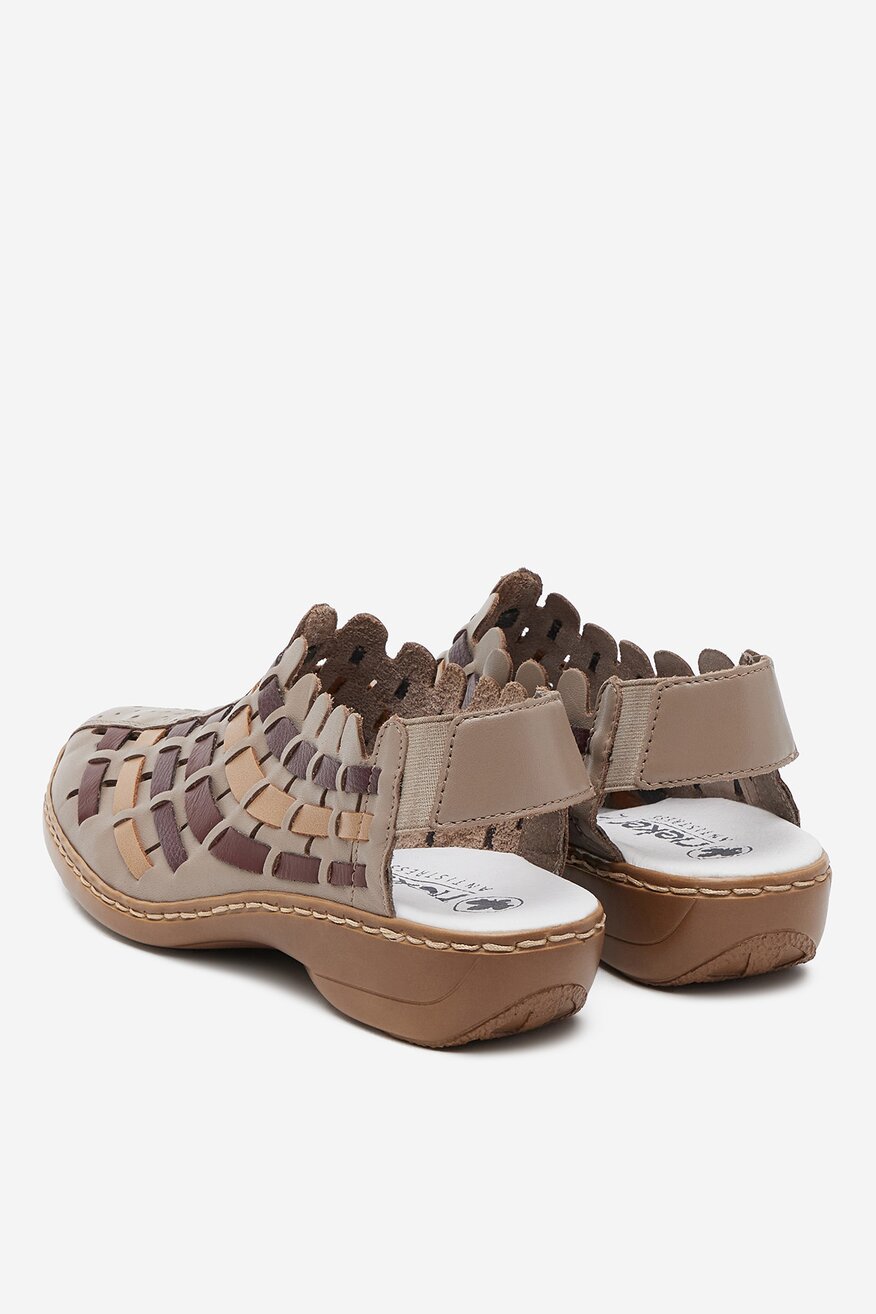 
                Rieker - Sandały skórzane - 2230078394024