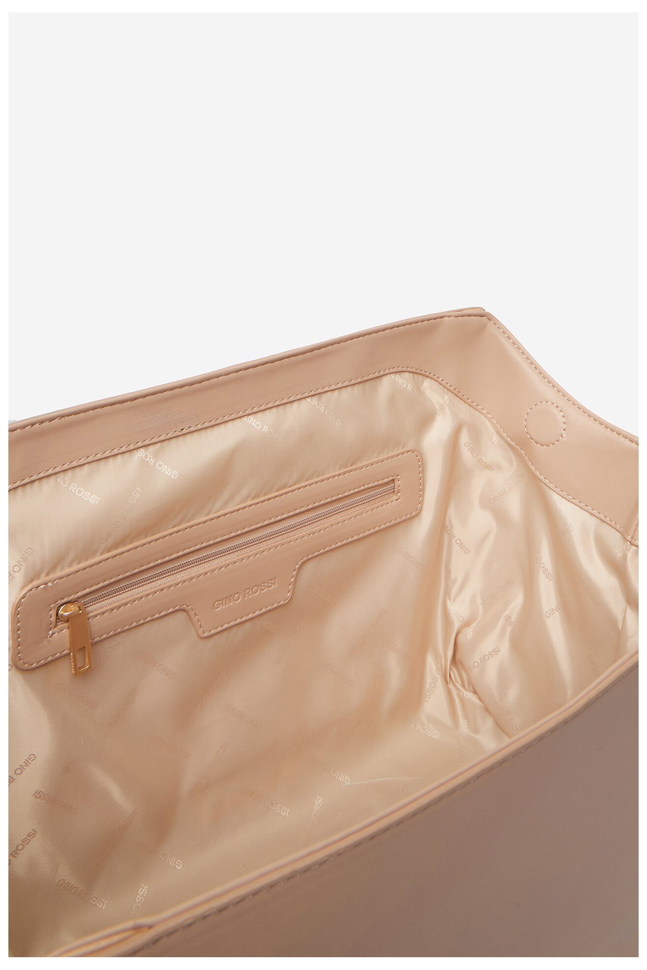 Сумка З Ремінцем Gino Rossi EO-KY-183 ТЕМНО-БЕЖЕВИЙ