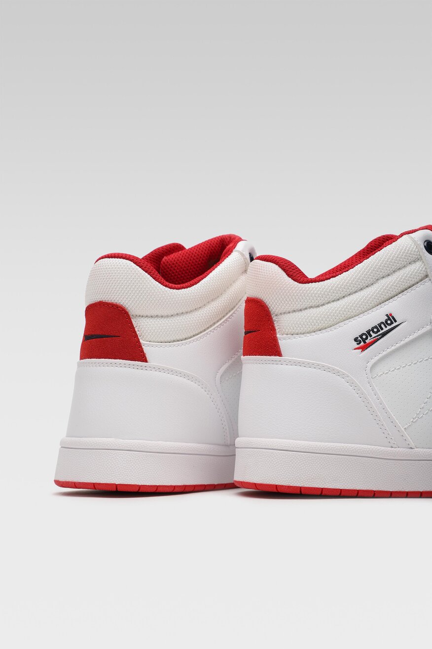Sprandi - Obuwie sportowe pastelowe białe - 5903698853680