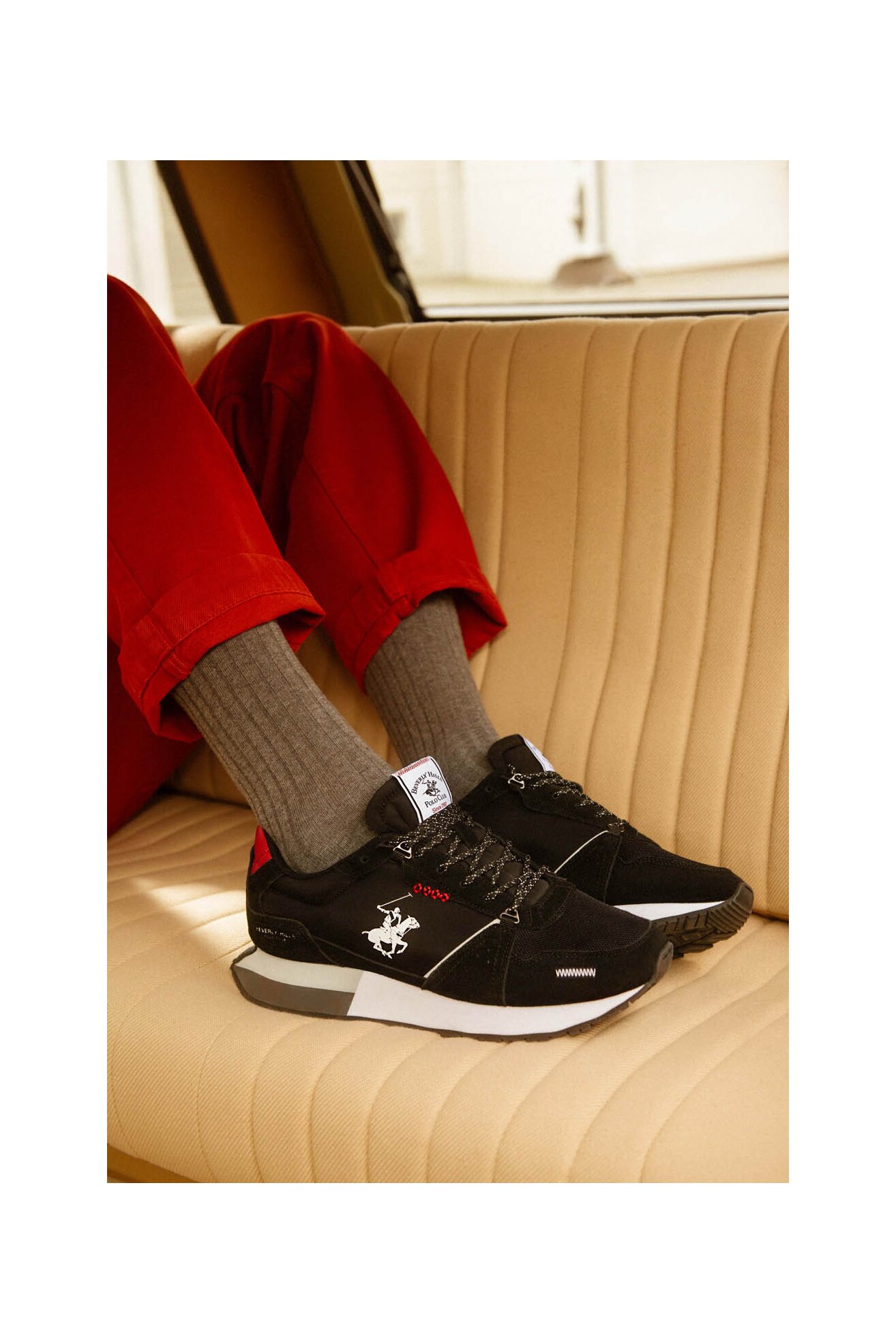 Tornacipő Beverly Hills Polo Club CRUZ MIX FEKETE