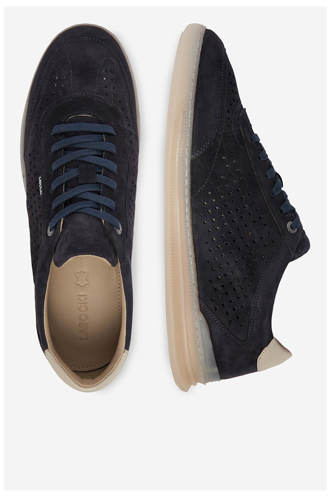 Половинки обувки Lasocki CEO-PLATO-02 MI24 КОБАЛТОВО СИНЬО