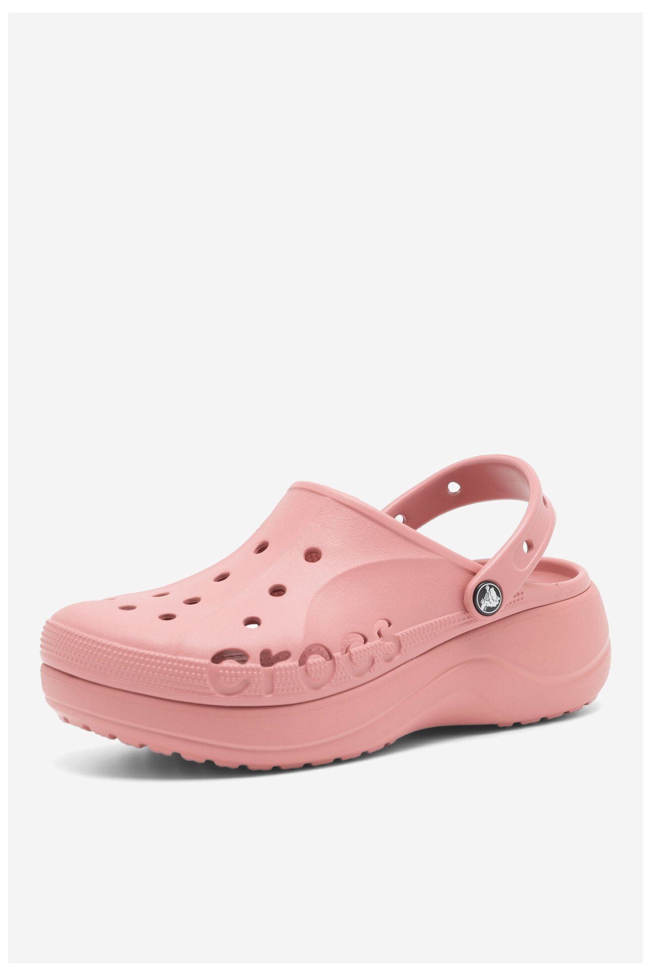 Klapki basenowe Crocs BAYA PLATFORM CLOG 208186-682 Różowy