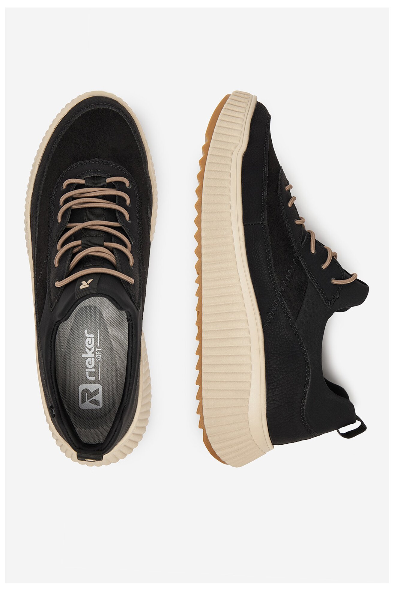 Tornacipő Rieker W1703-00 FEKETE