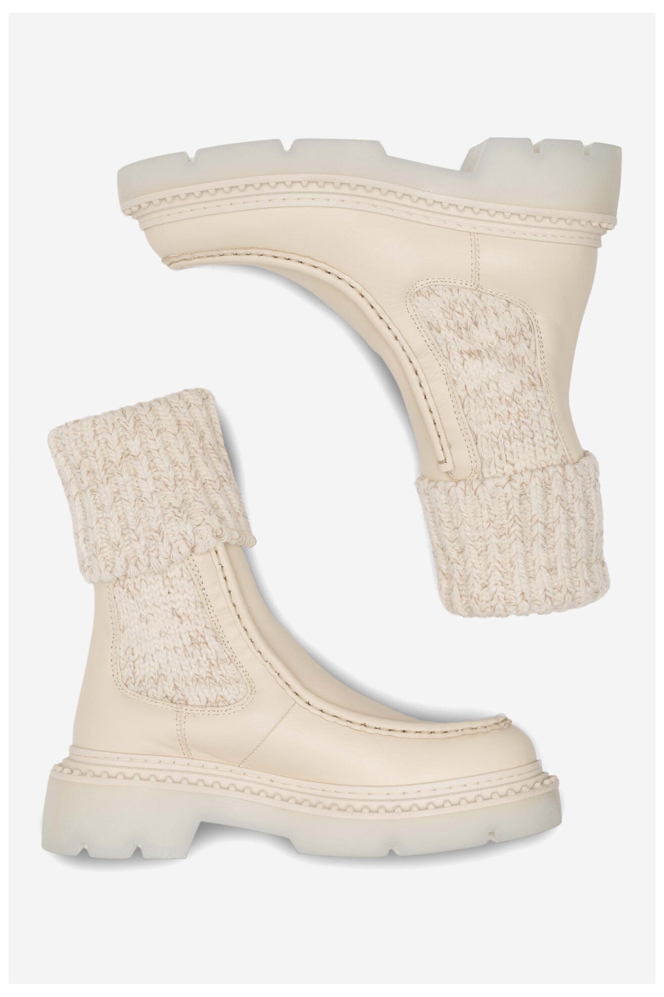 Botki Badura OVAR-23AW111 Beżowy