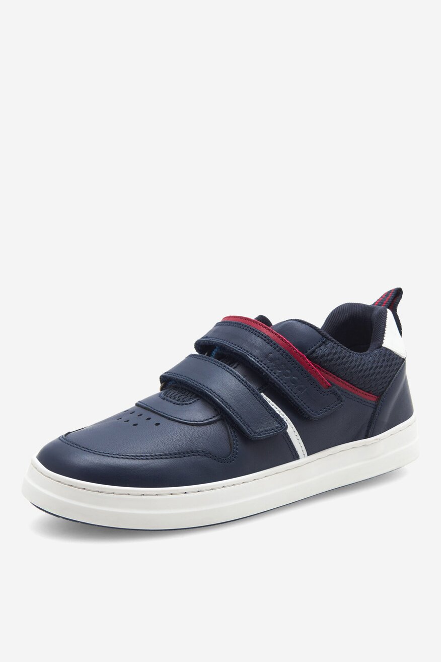 Lasocki Young - Sneakersy skórzane na rzepy - 5905588323228