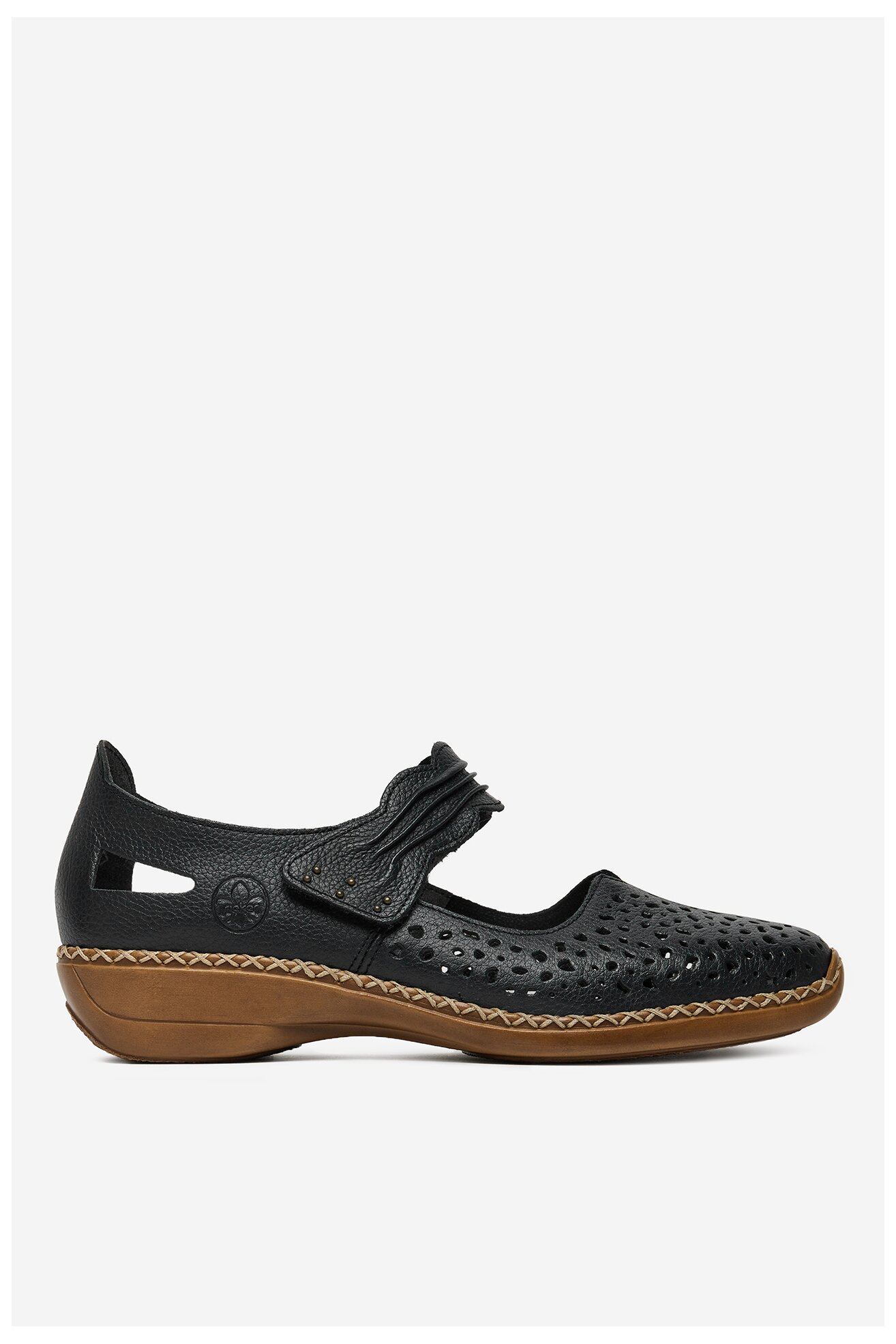 Baleriny Rieker CEO-41399-14 Granatowy