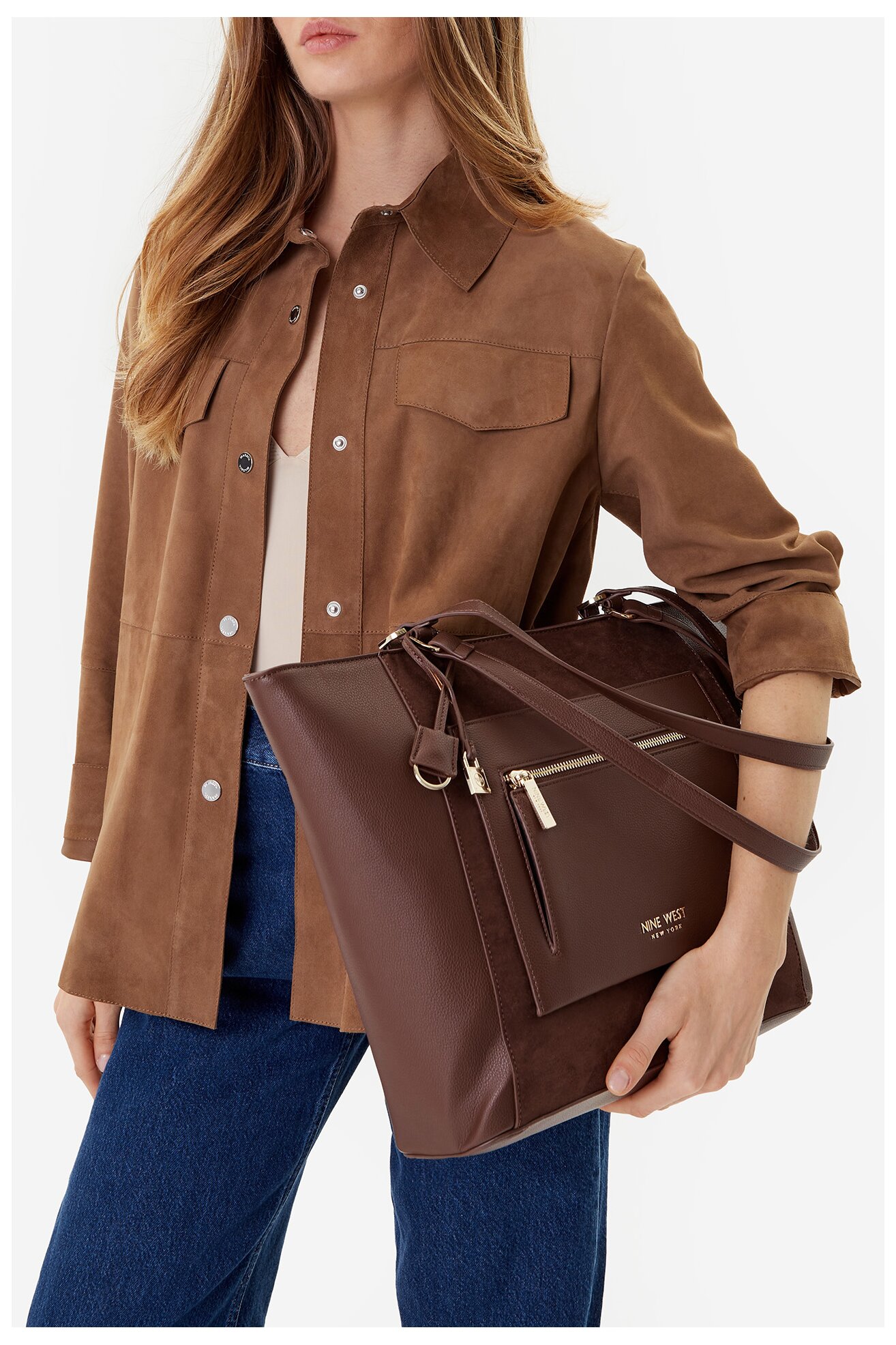 Kabelka NINE WEST CEO-MISSOURI-LDA8264 HNĚDÁ