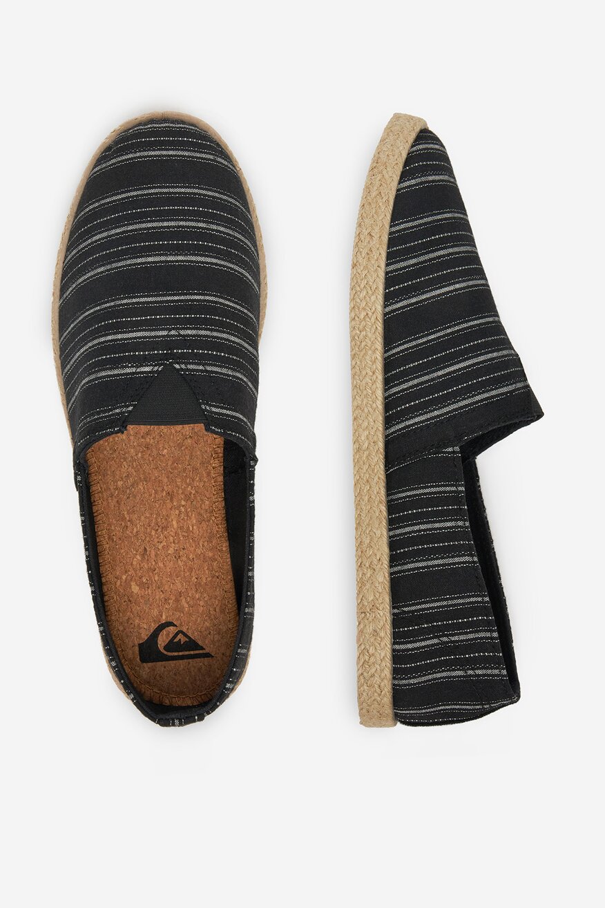 Espadrilky QUIKSILVER ČERNÁ - 5903698762180