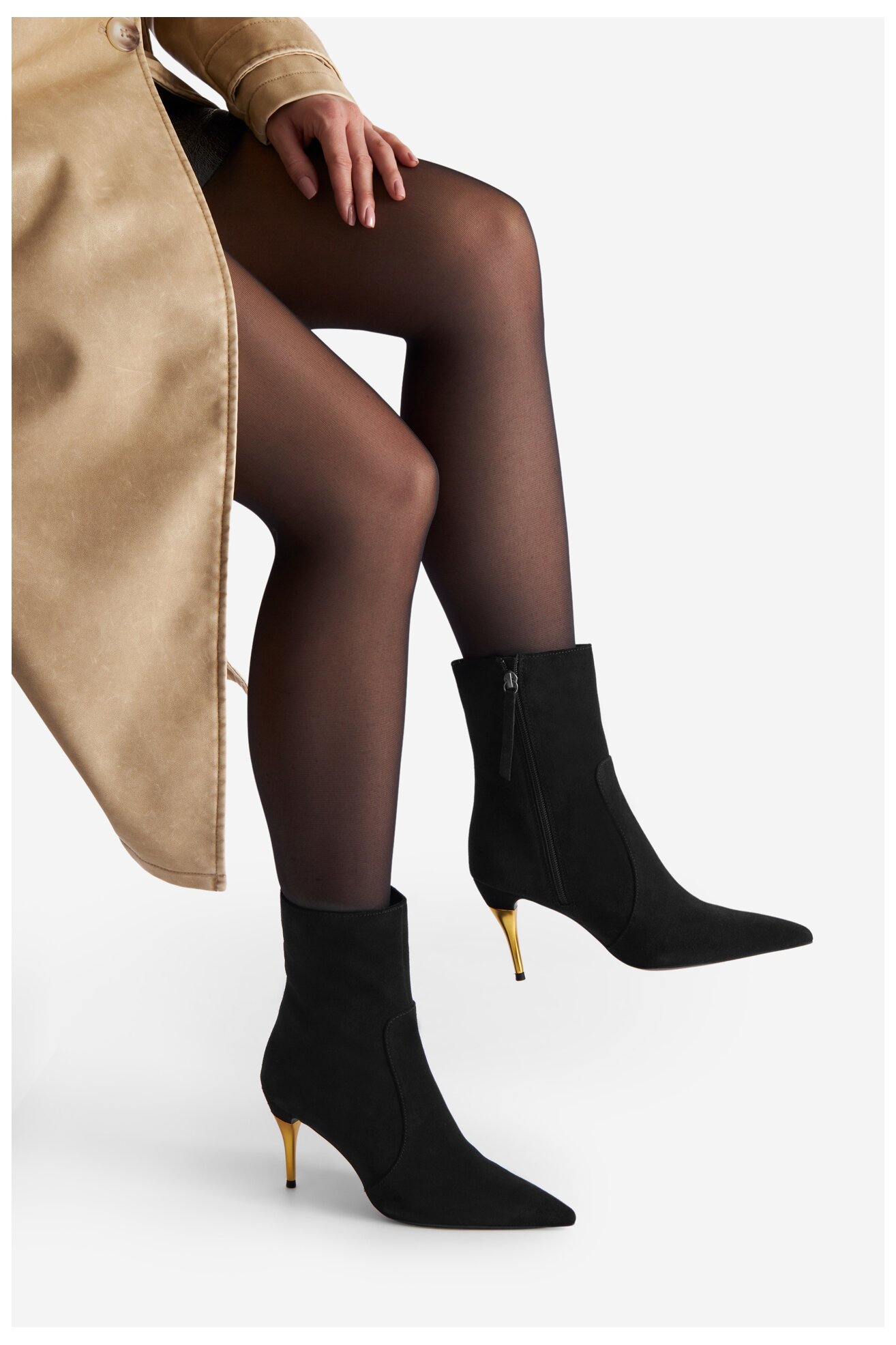 Botki Gino Rossi IVY-116209 Czarny