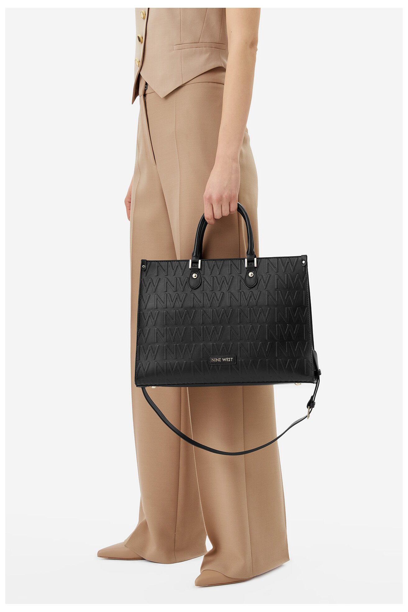 Torba NINE WEST LX10044 CRNA