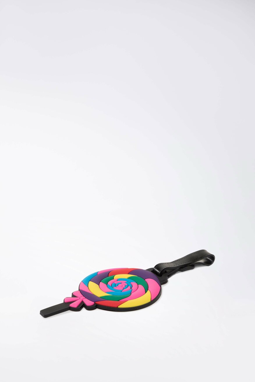 ACCCESSORIES - Identyfikator do bagażu z printem różowy - 5903419472862