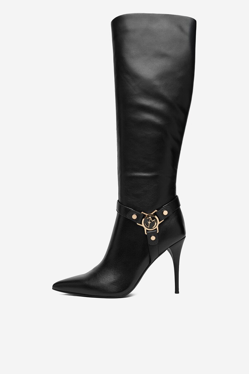 EVA MINGE - Kozaki skórzane - 5906751449905