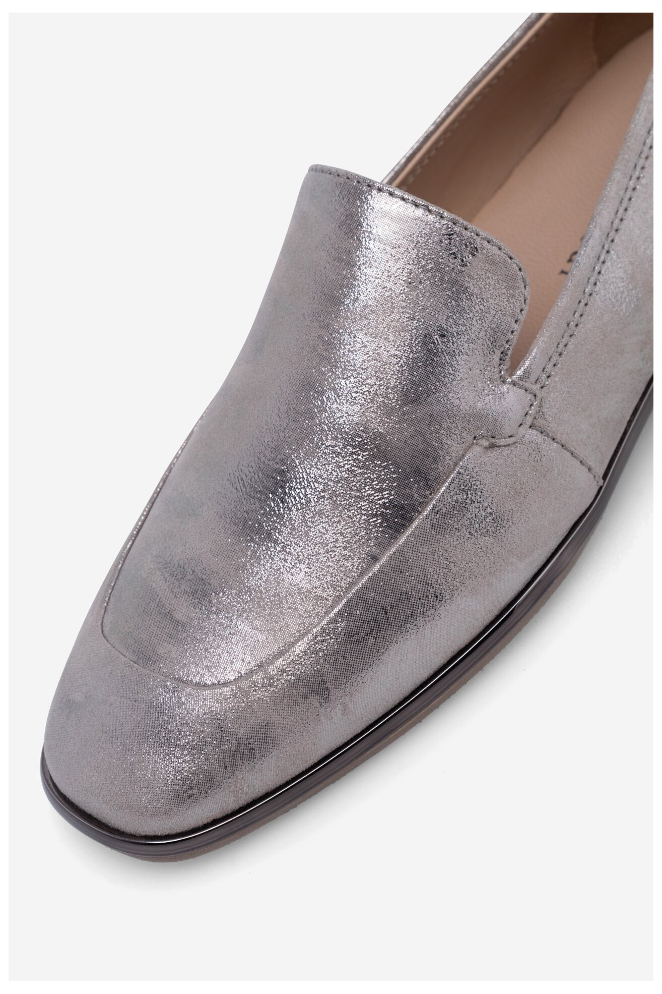 Mokasíny Sergio Bardi WB-D1066-01SB STŘÍBRNÁ