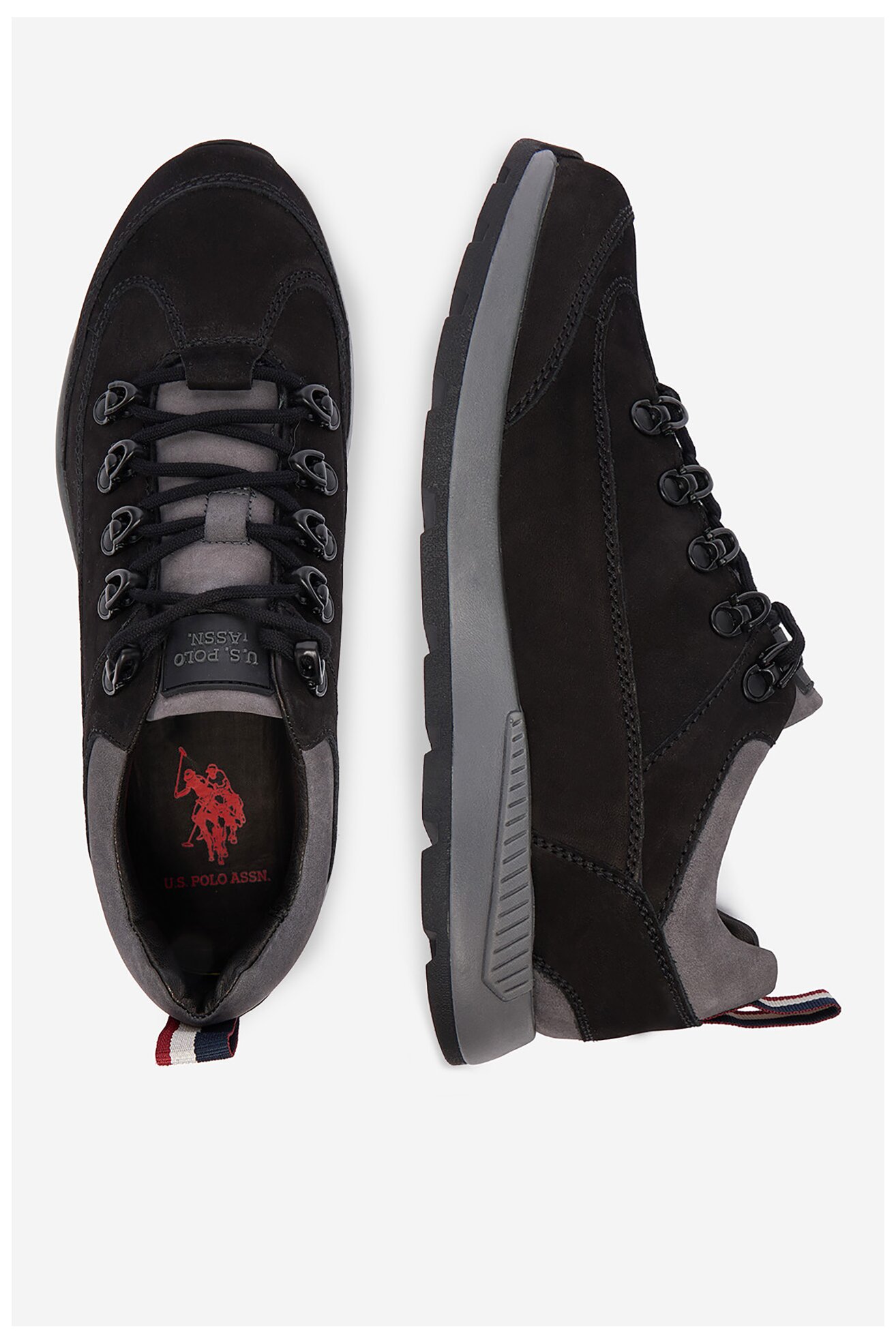 Félcipő U.S. POLO ASSN. EO-VENTUR002M/EL1 FEKETE