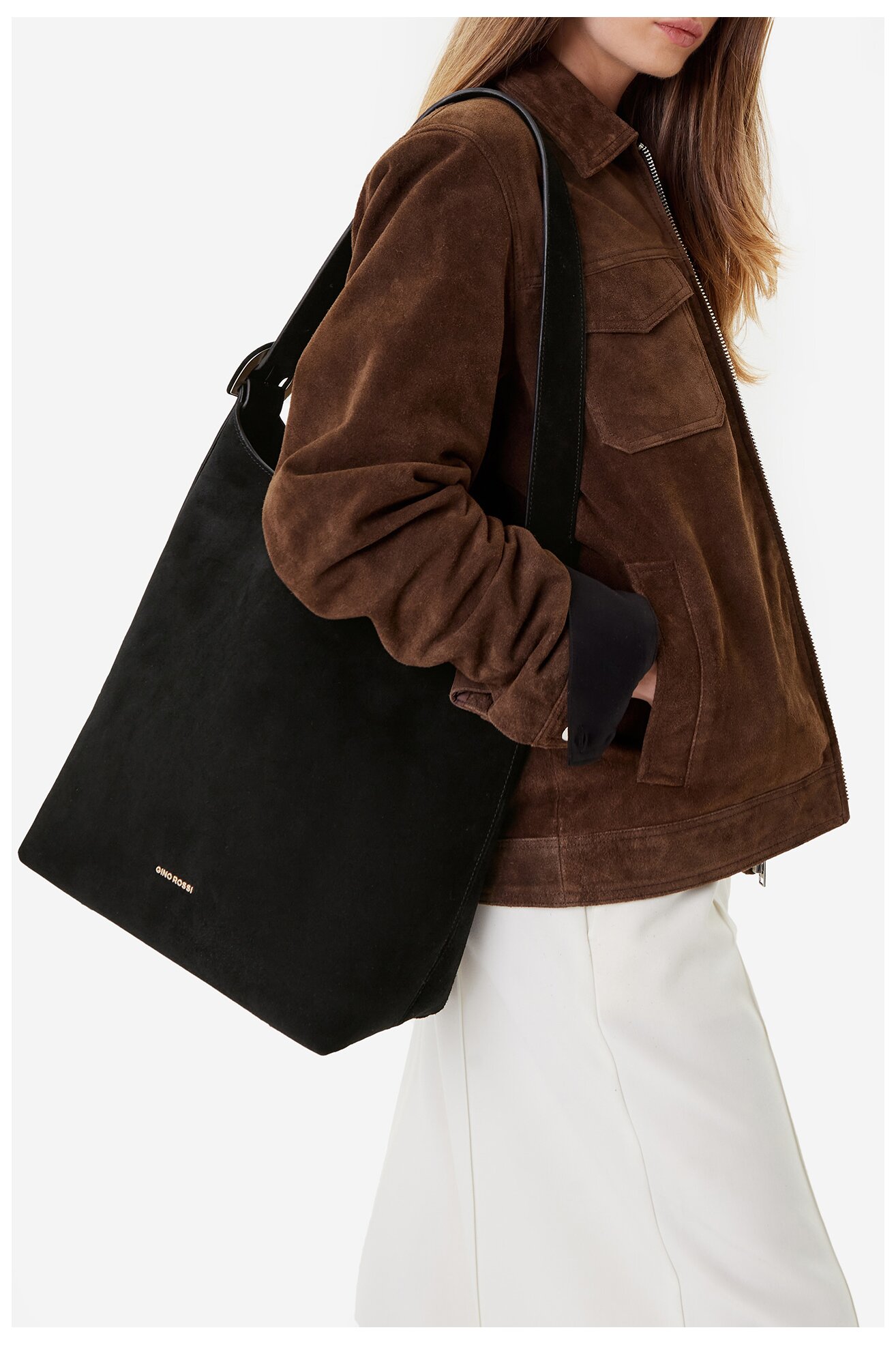 Сумка З Ремінцем Gino Rossi EO-LAILA513-113-1 ЧОРНИЙ