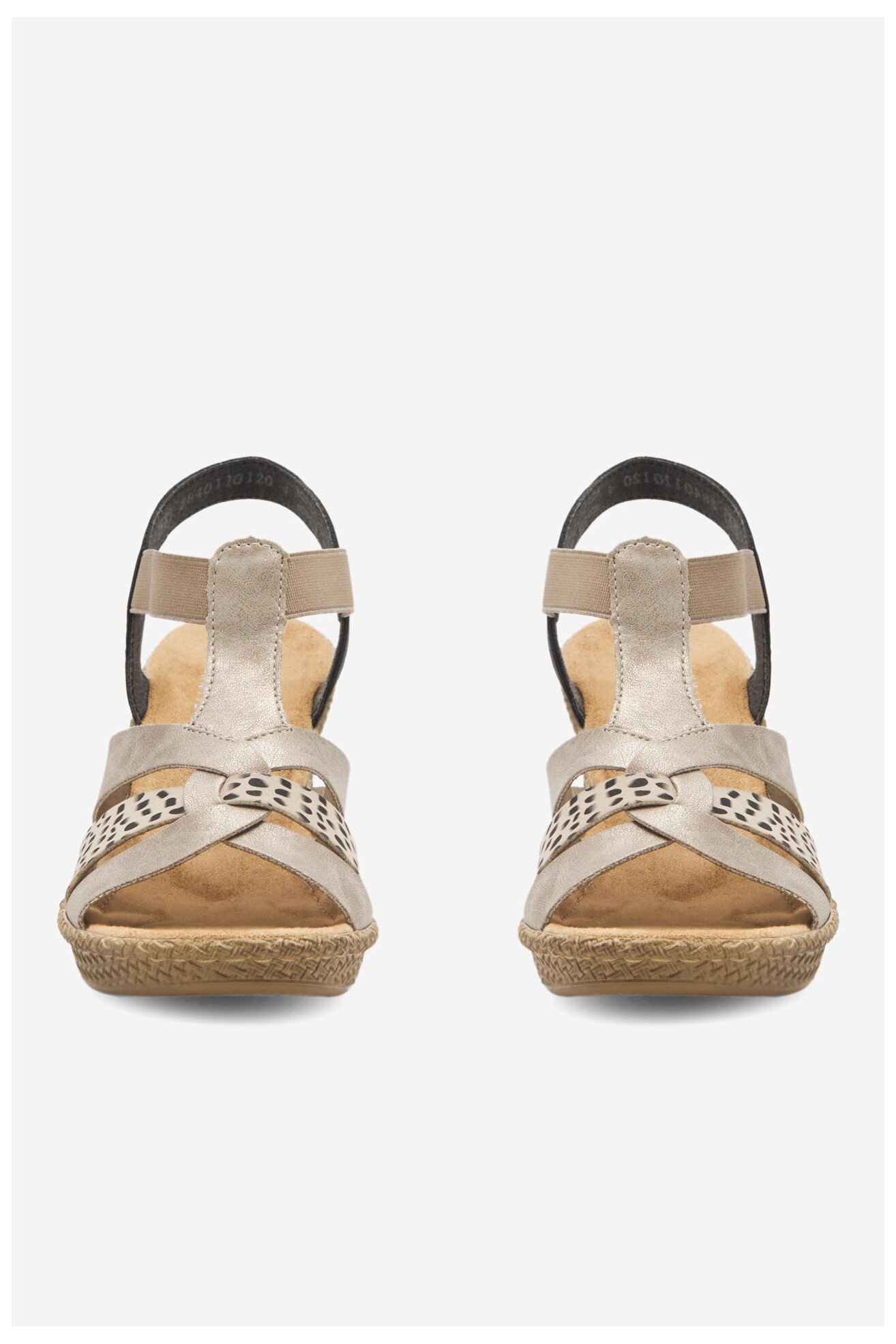 Sandały Rieker 665K3-60 Beżowy