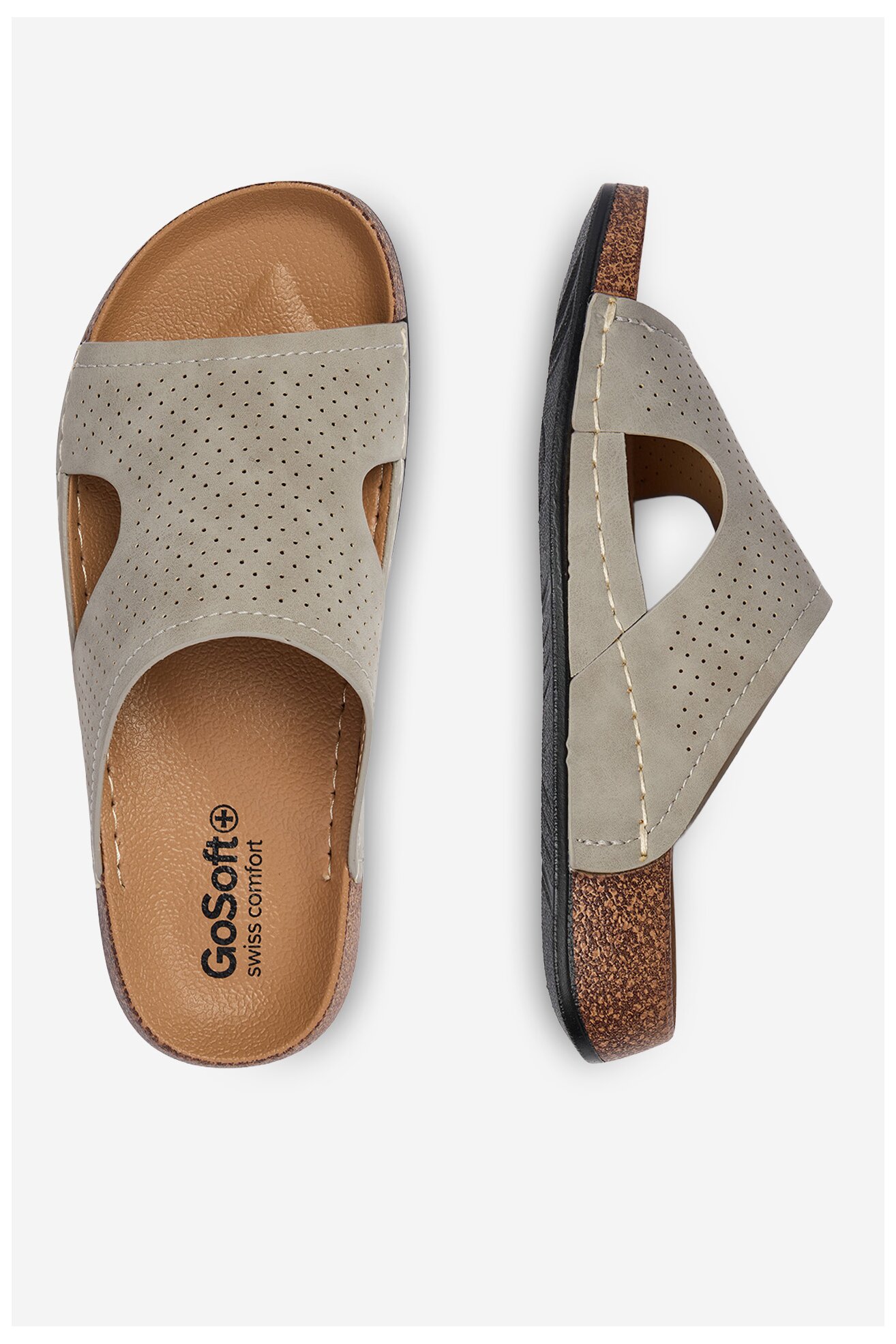 Шльопанець Go Soft CEO-W25701 СІРИЙ