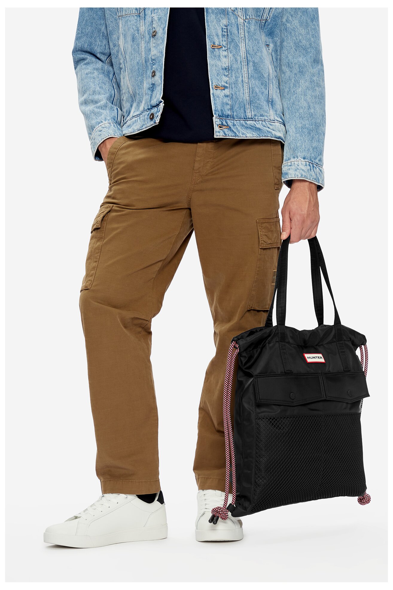 Muška torba HUNTER HTR-B-005-07 CRNA