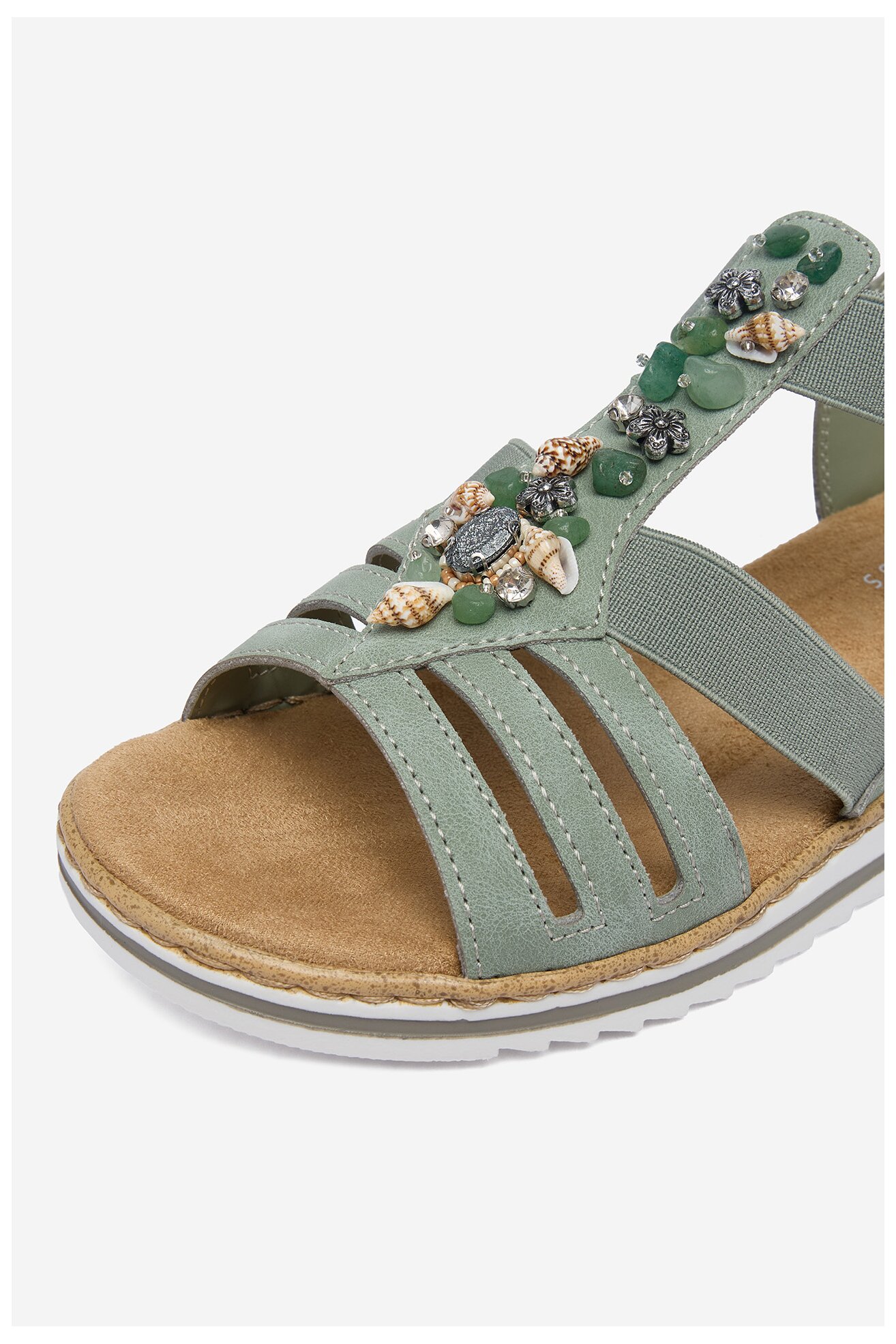 Sandały Rieker CEO-V0649-52 Oliwkowy jasny