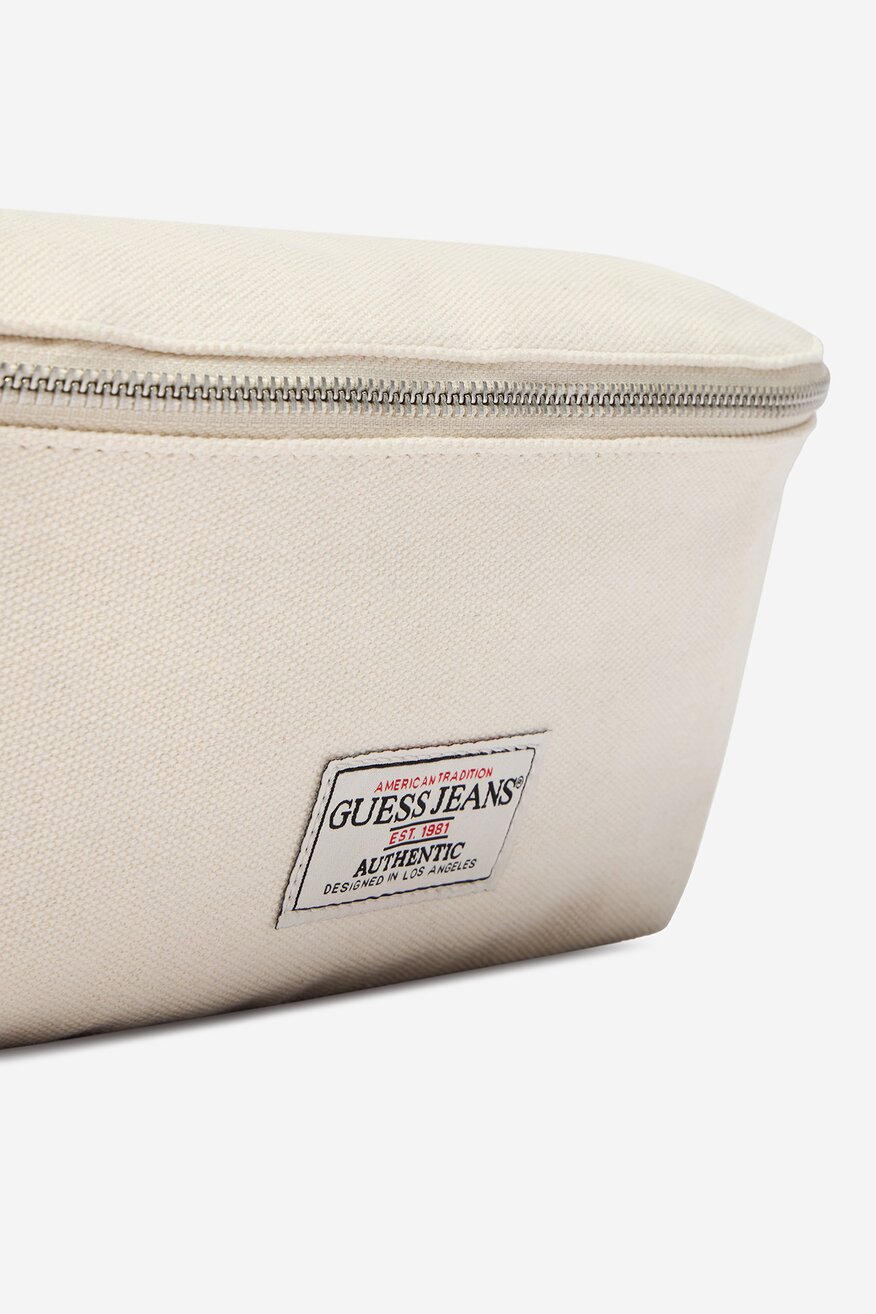 Дамска чанта GUESS JEANS БЕЖОВ - 5907964034247
