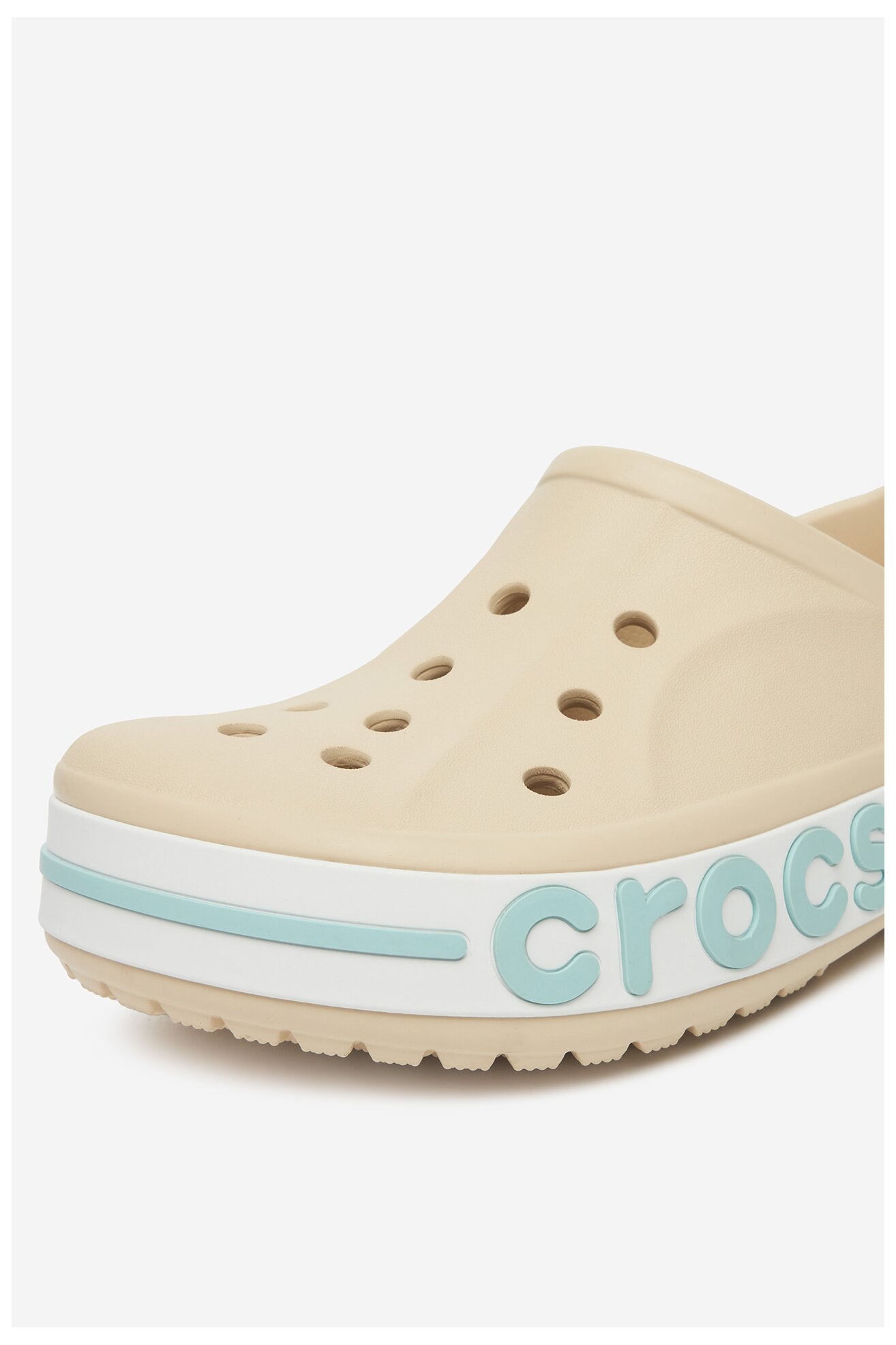 Klapki basenowe Crocs C-BAYABAND CLOG 205089-1LI Beżowy