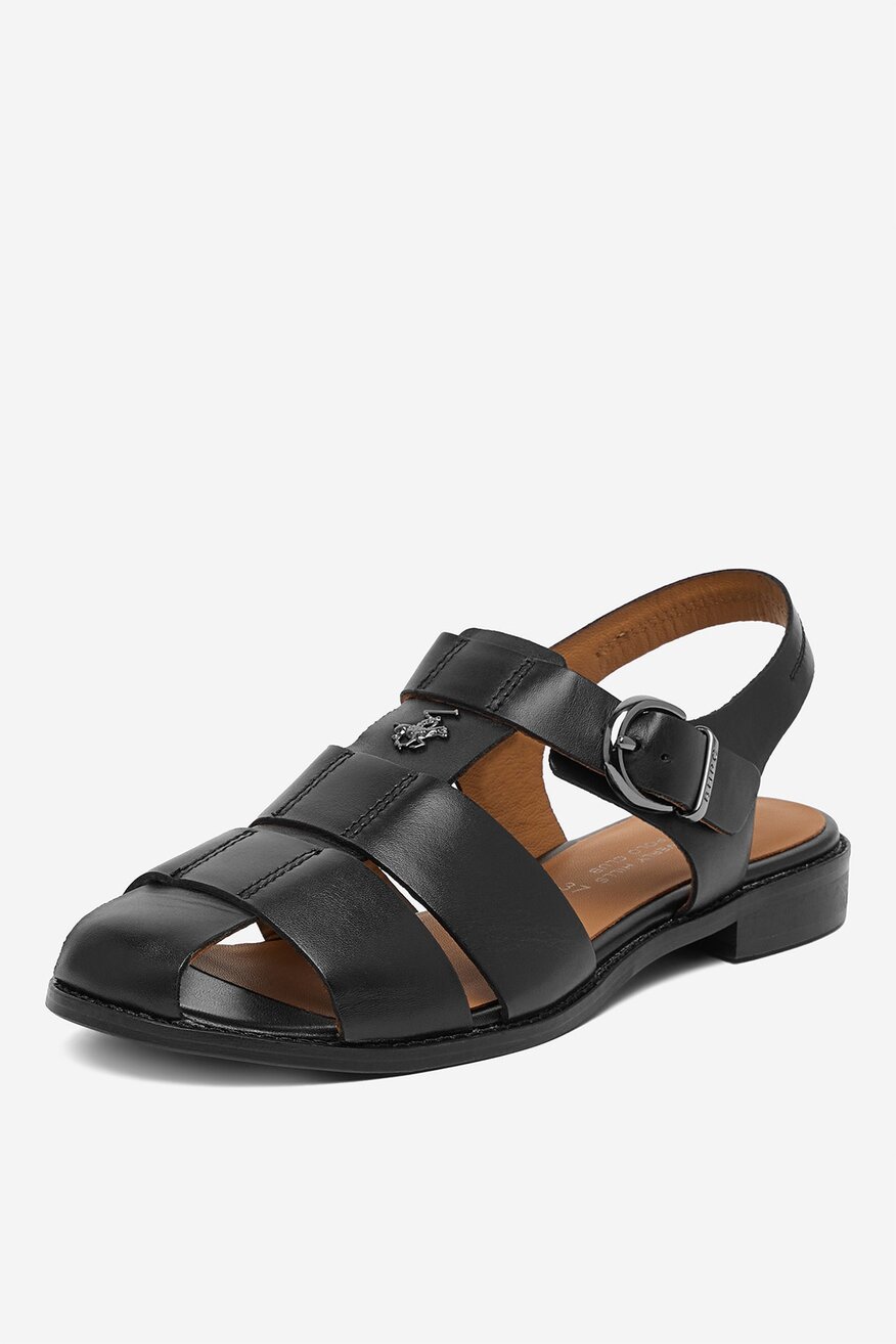 
                Beverly Hills Polo Club - Sandały skórzane - 5906751937877