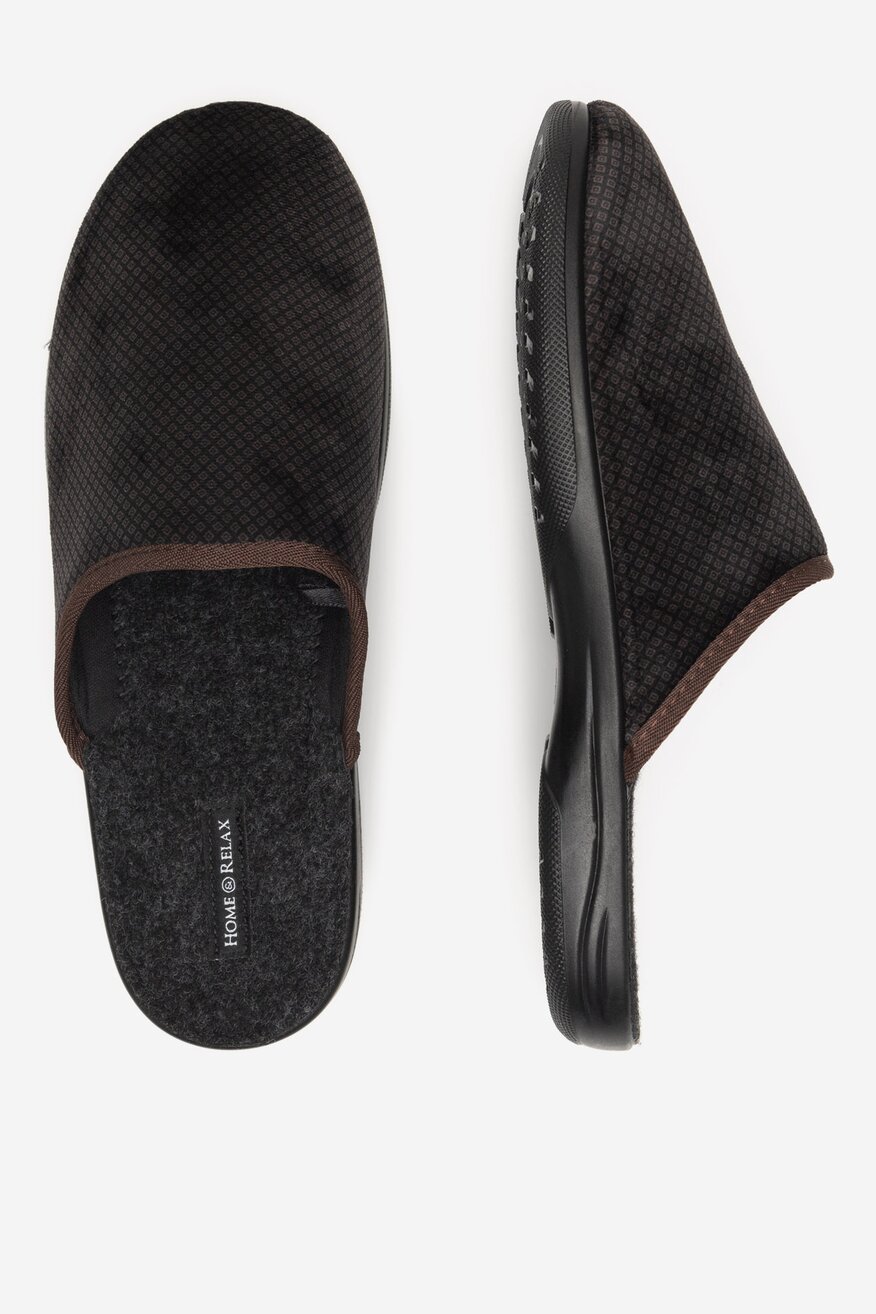 Papuci de casă Home&Relax MARO ÎNCHIS - 5903419161889