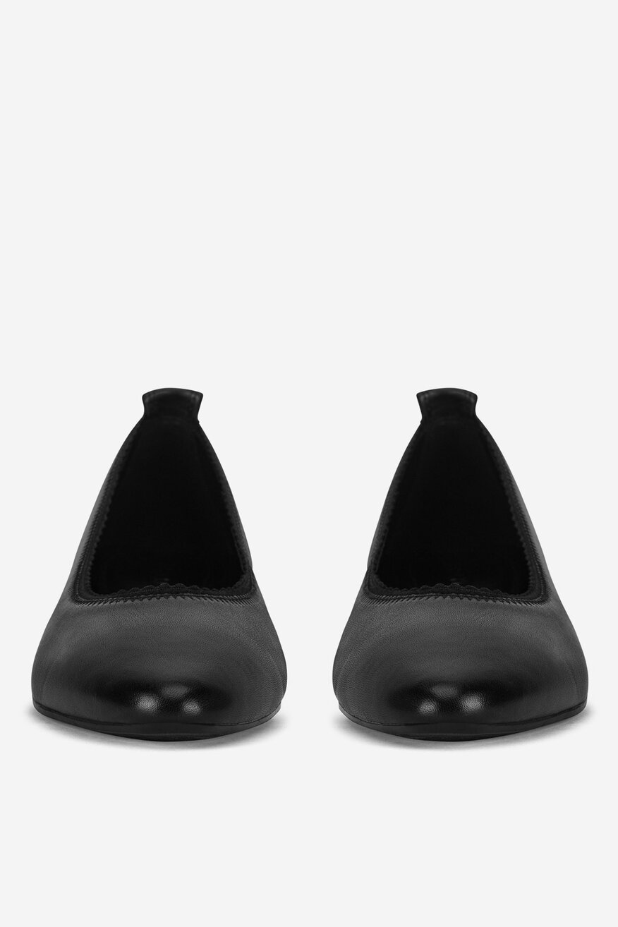 Lasocki - Baleriny skórzane - 5905588774082