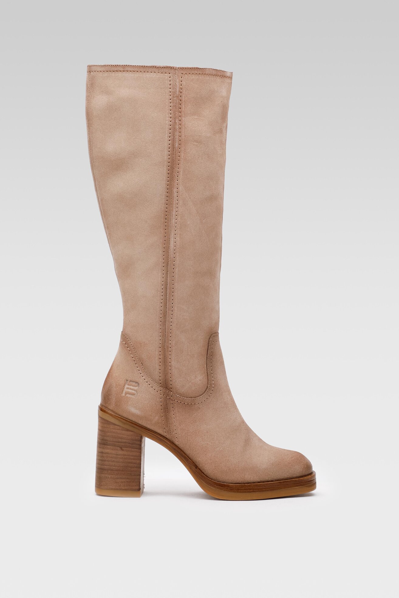 Kozaki BAGATT D11-ABZ33-1400-5300 Beżowy