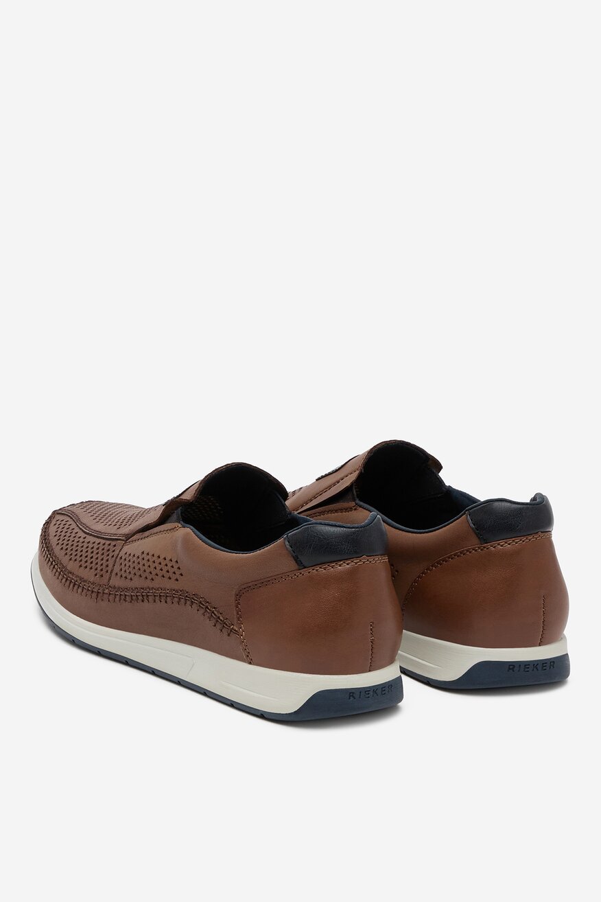 Polobotka Rieker HNĚDÁ - 2230078396493
