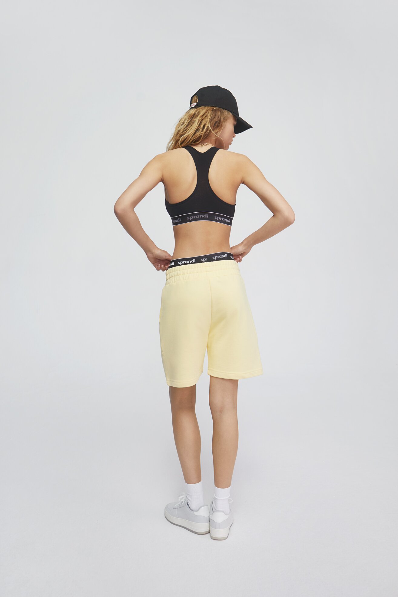 Spodenki Sprandi SS21-SHD003 Żółty