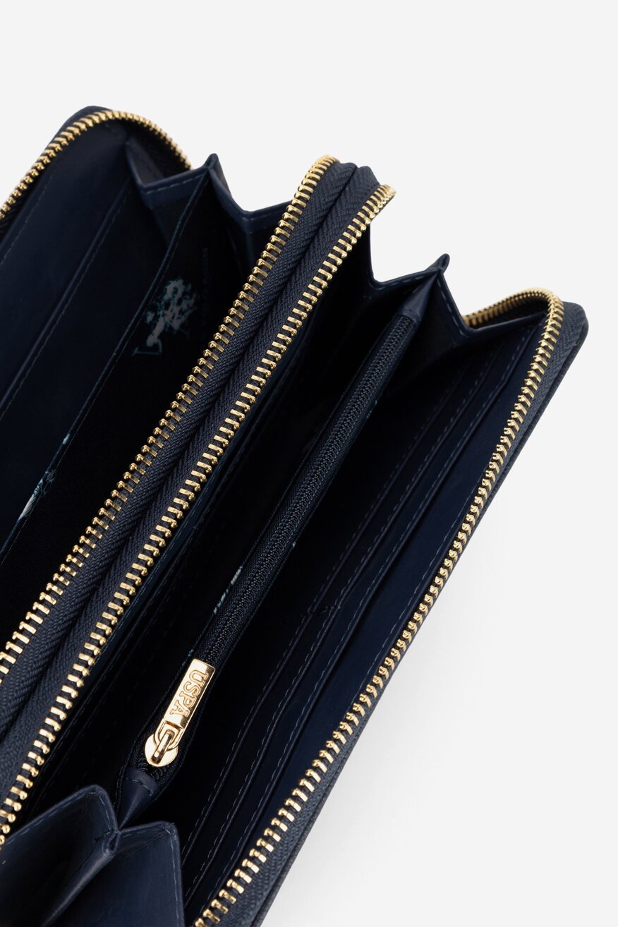 Дамски портфейл U.S. POLO ASSN. КОБАЛТОВО СИНЬО - 5905588971313